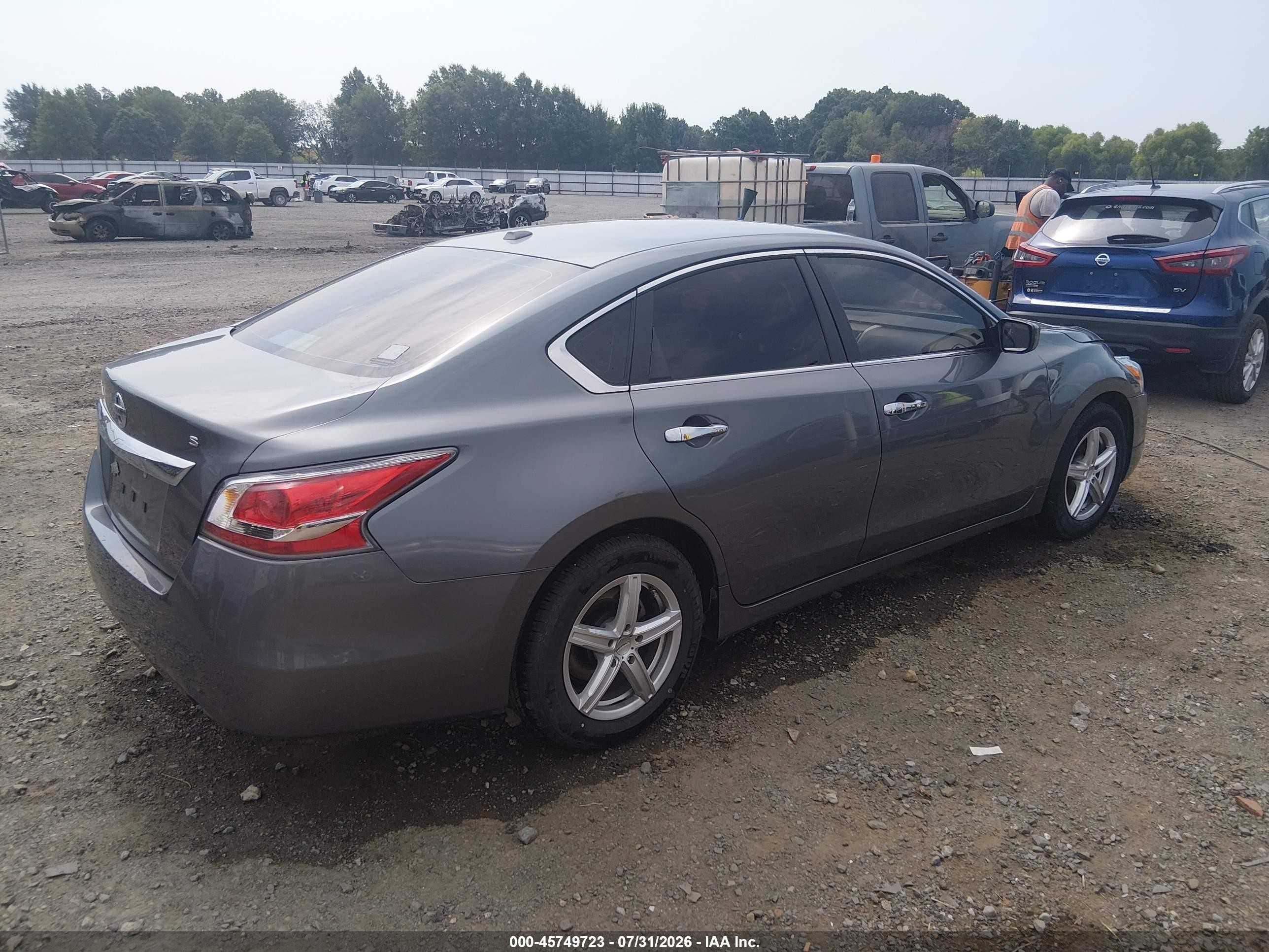2015 Nissan Altima 2.5/2.5 S/2.5 Sl/2.5 Sv Gray vin: 1N4AL3AP4FN873390