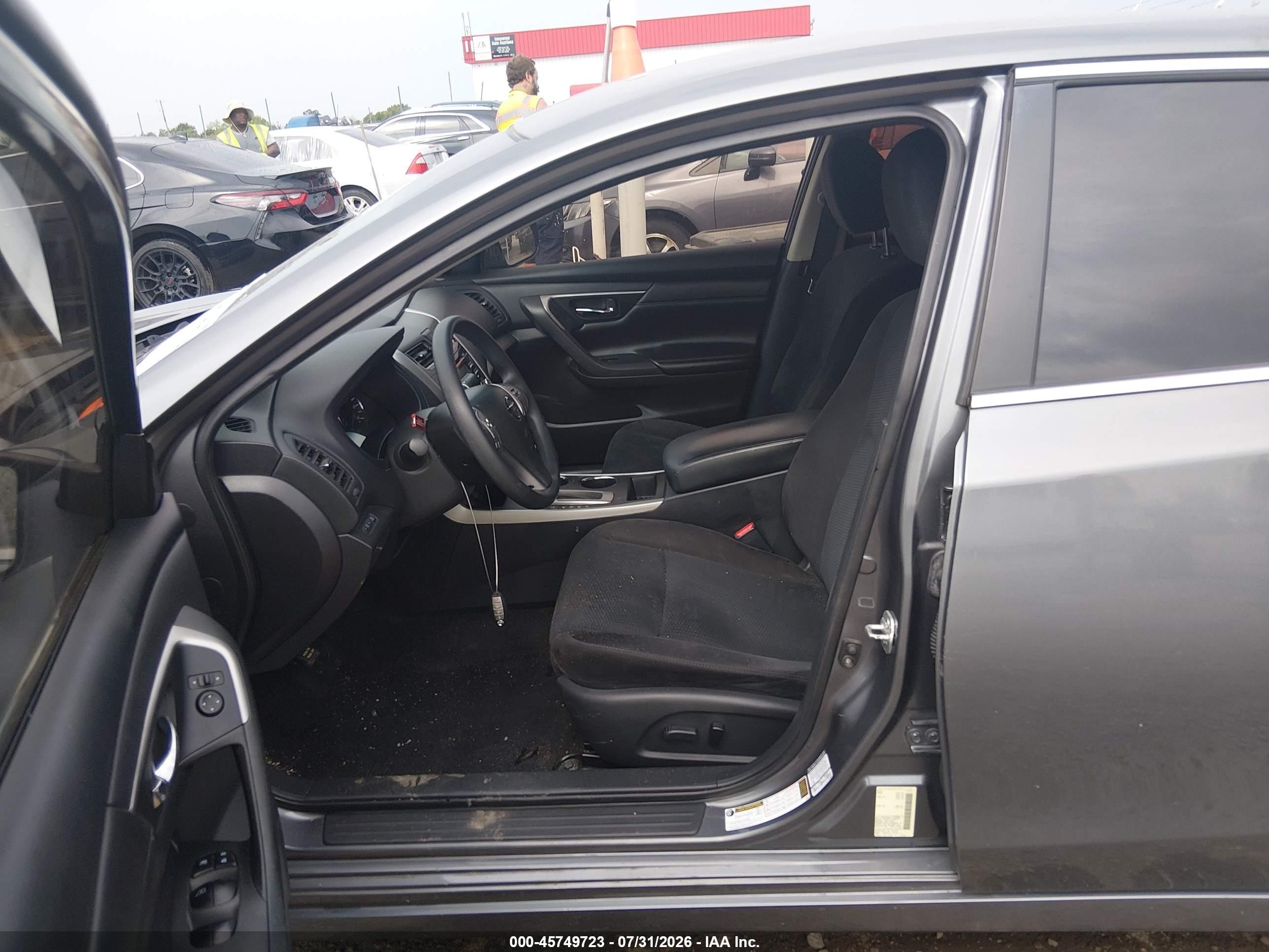 2015 Nissan Altima 2.5/2.5 S/2.5 Sl/2.5 Sv Gray vin: 1N4AL3AP4FN873390