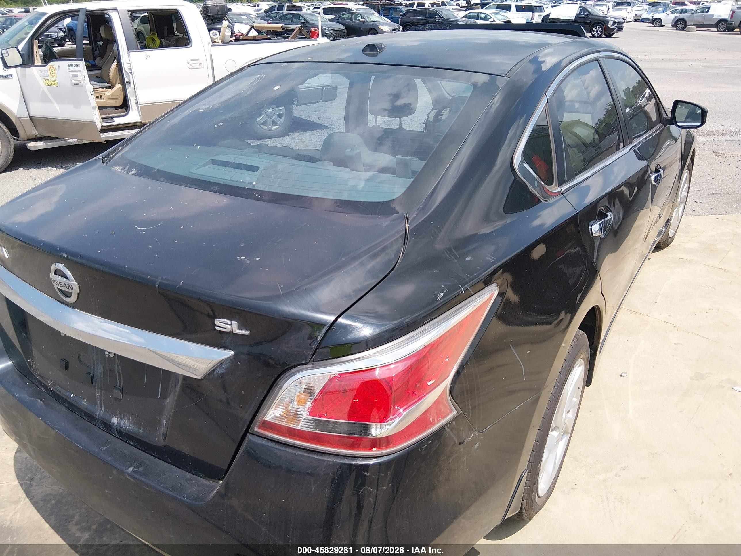 2015 Nissan Altima 2.5 Sl Black vin: 1N4AL3AP4FN880999