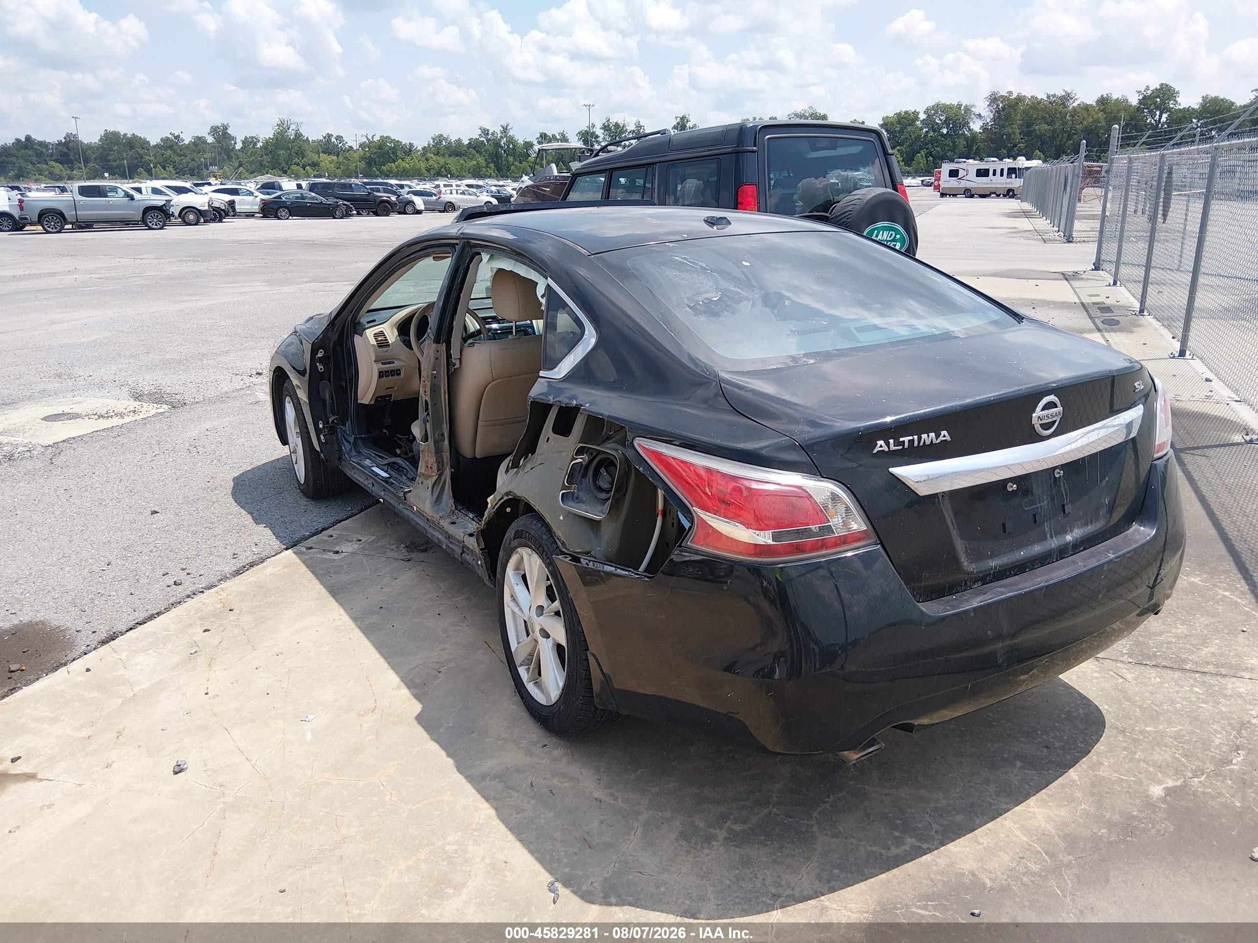 2015 Nissan Altima 2.5 Sl Black vin: 1N4AL3AP4FN880999