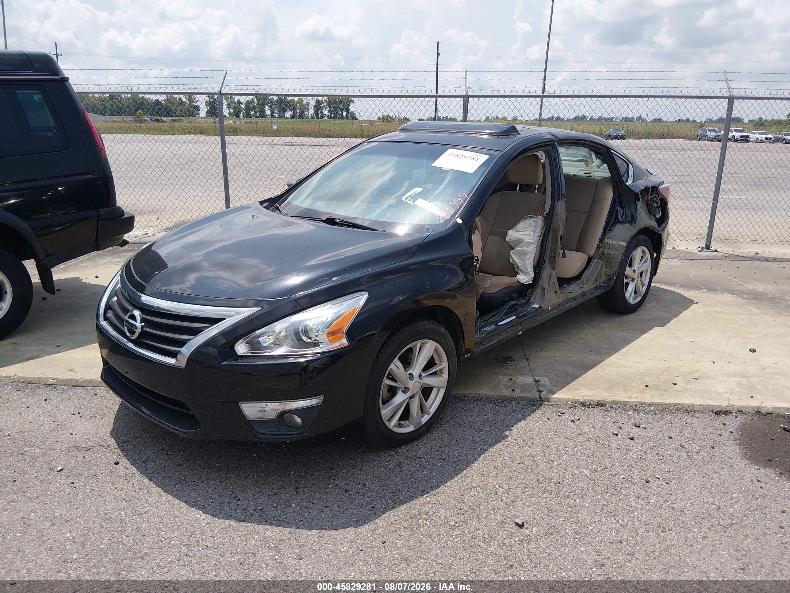2015 Nissan Altima 2.5 Sl Black vin: 1N4AL3AP4FN880999