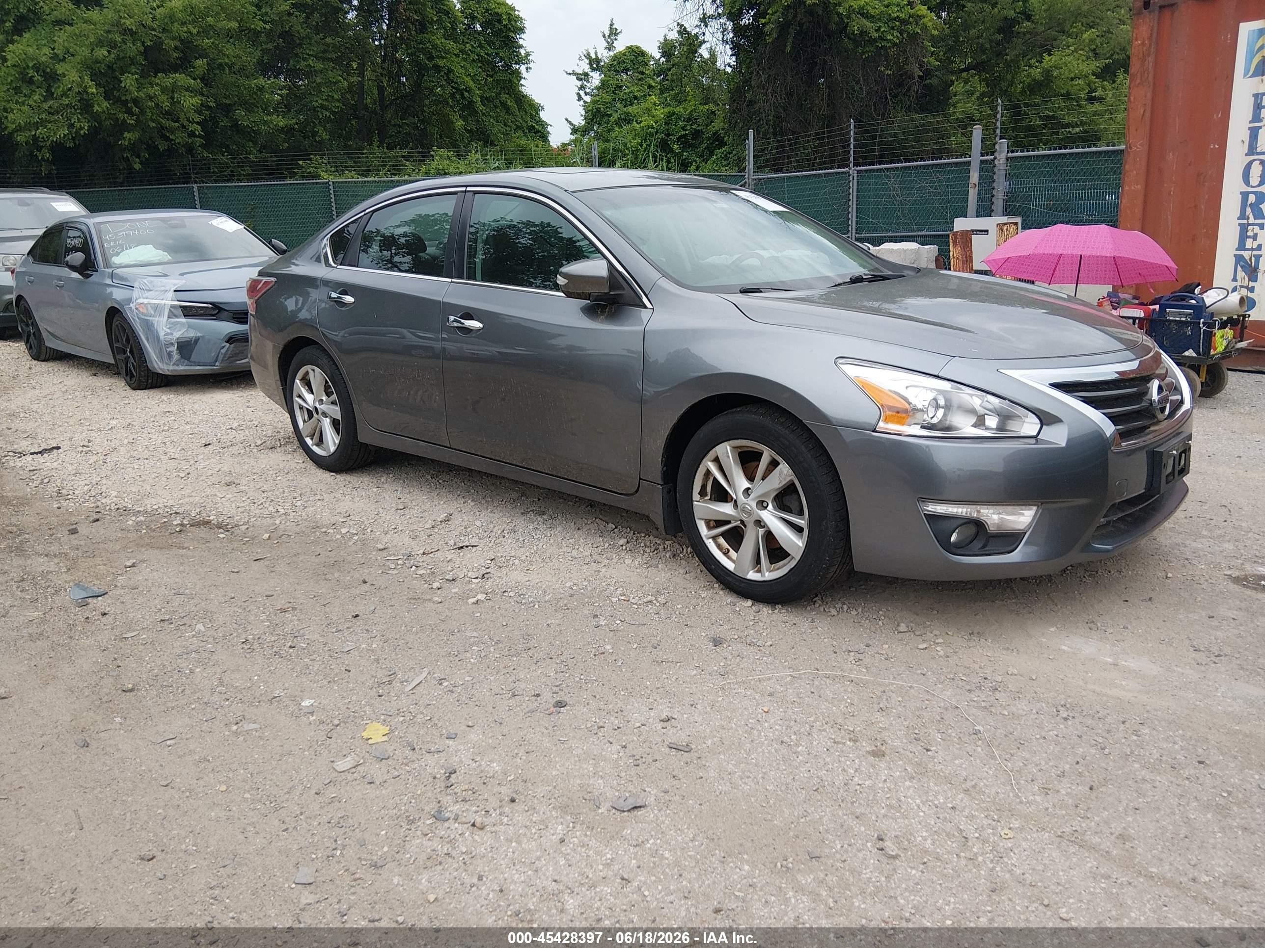 2015 Nissan Altima 2.5 Sl Gray vin: 1N4AL3AP4FN889282