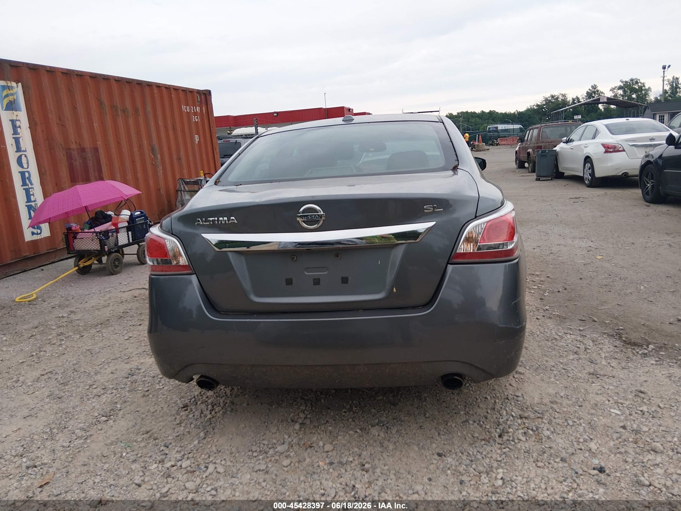 2015 Nissan Altima 2.5 Sl Gray vin: 1N4AL3AP4FN889282