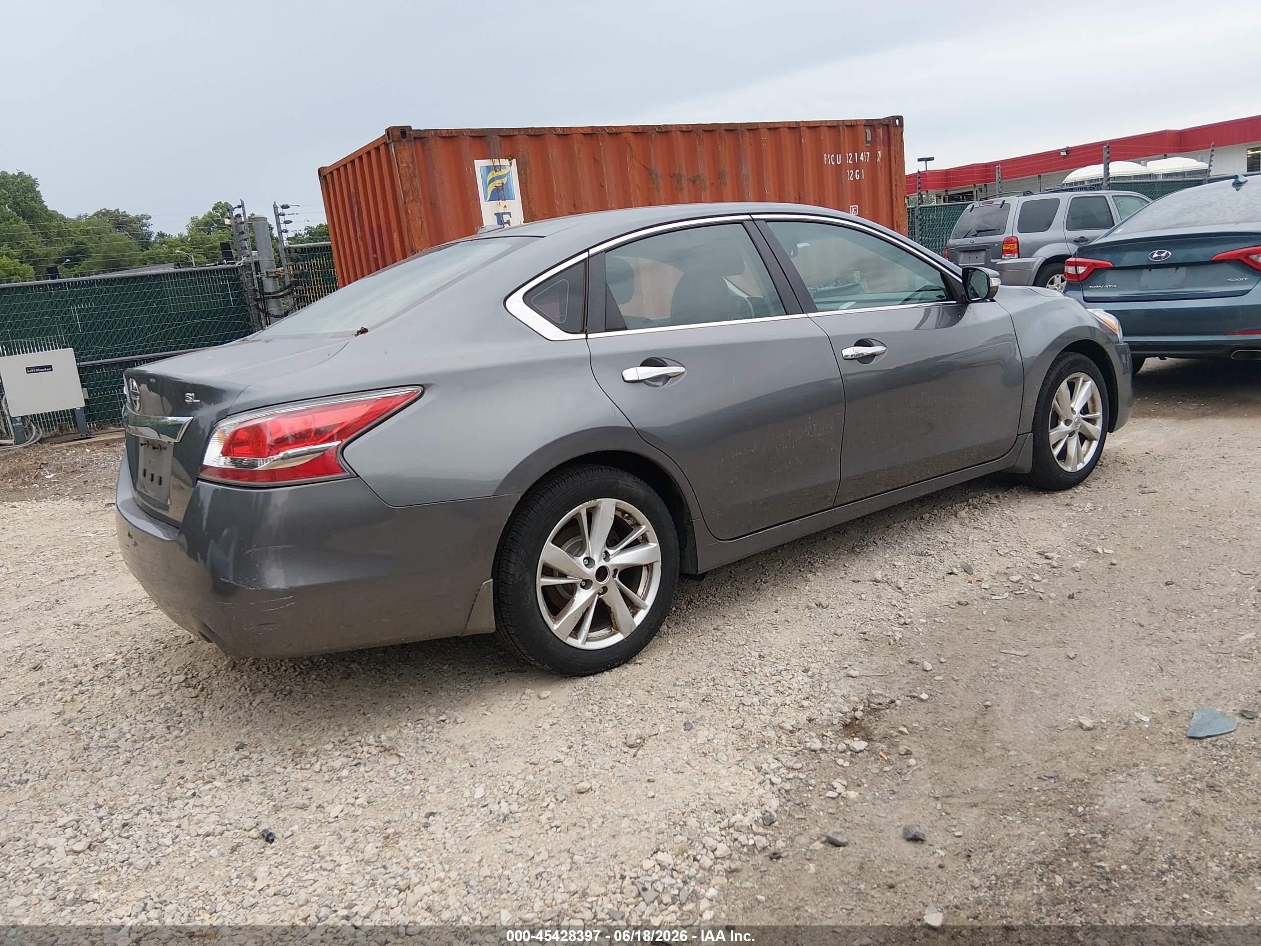 2015 Nissan Altima 2.5 Sl Gray vin: 1N4AL3AP4FN889282