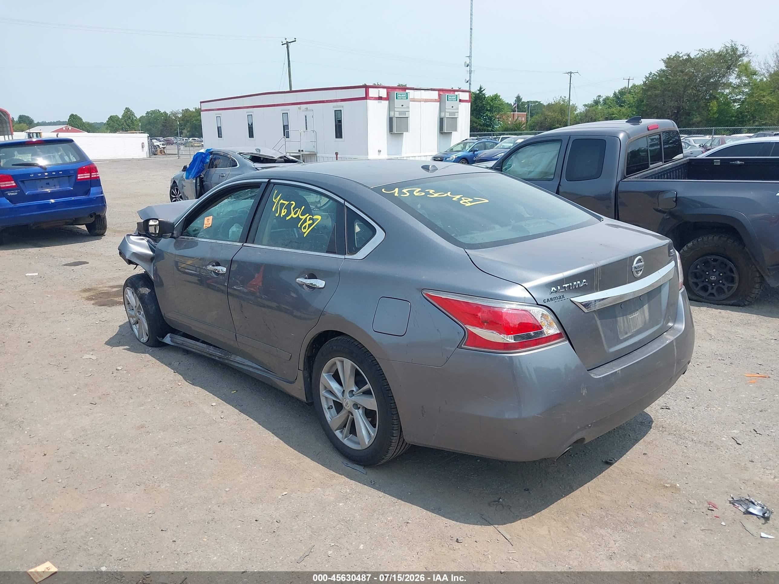 2015 Nissan Altima 2.5 Sl Серый vin: 1N4AL3AP4FN892201