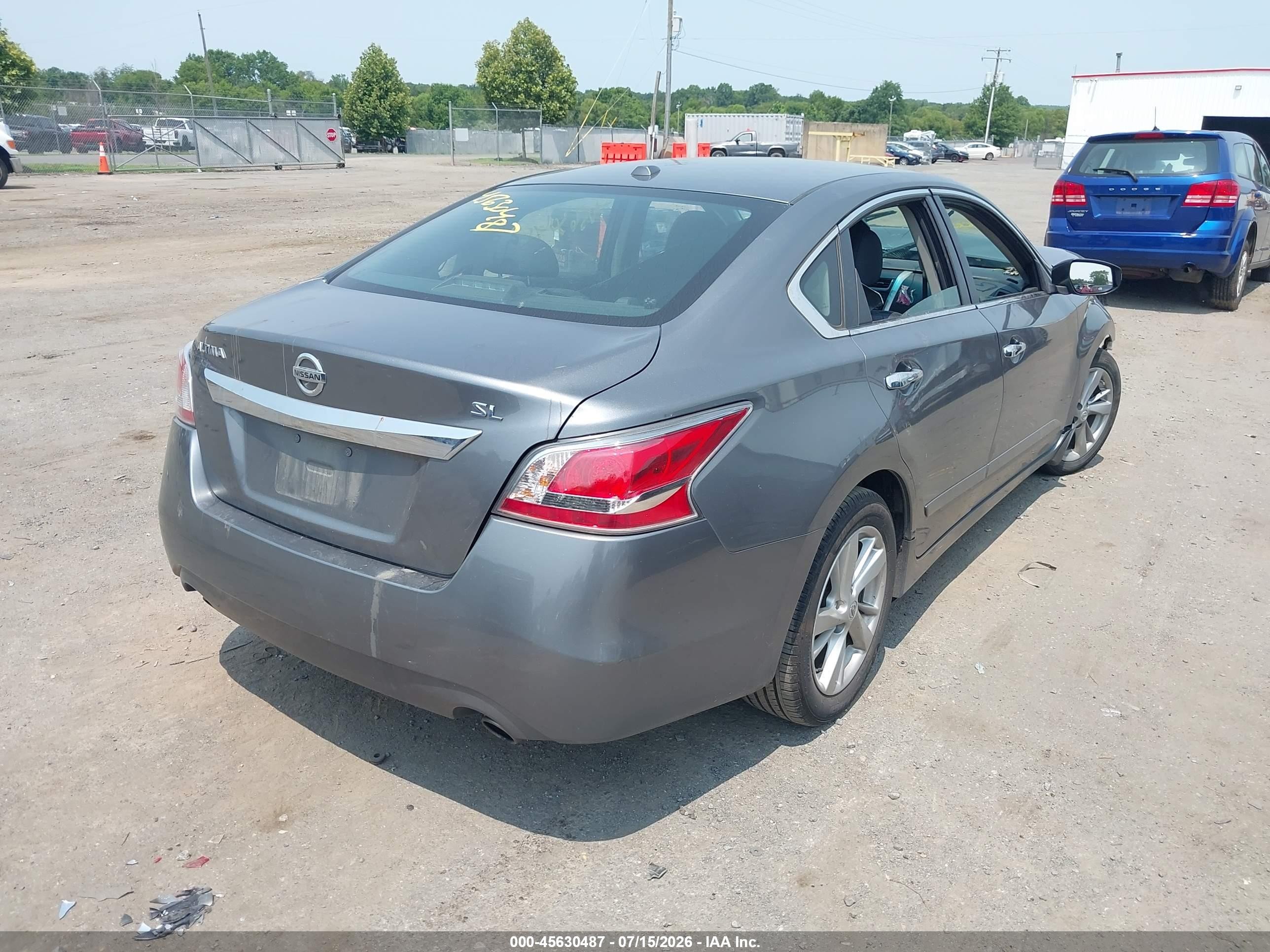 2015 Nissan Altima 2.5 Sl Серый vin: 1N4AL3AP4FN892201