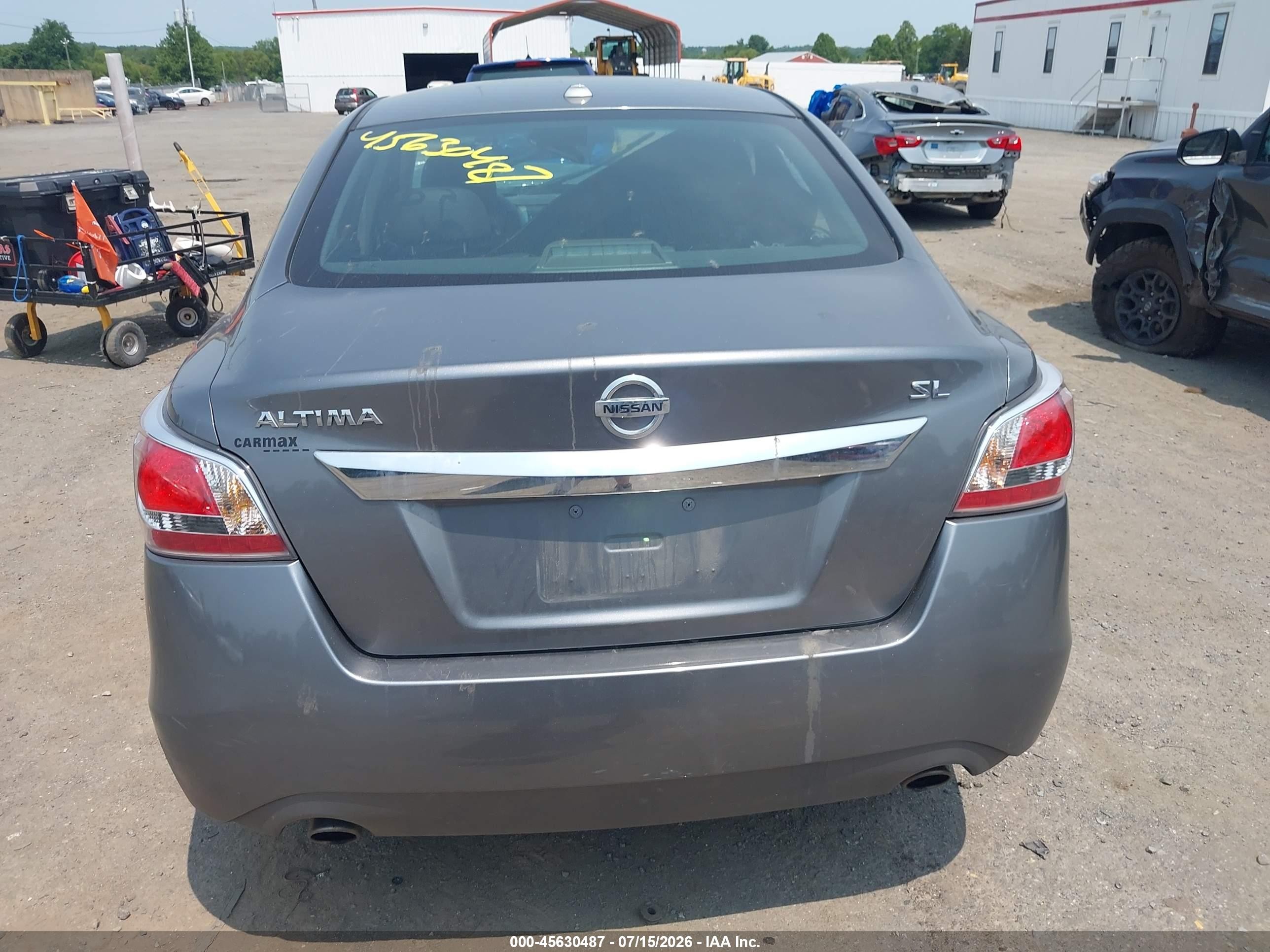 2015 Nissan Altima 2.5 Sl Серый vin: 1N4AL3AP4FN892201