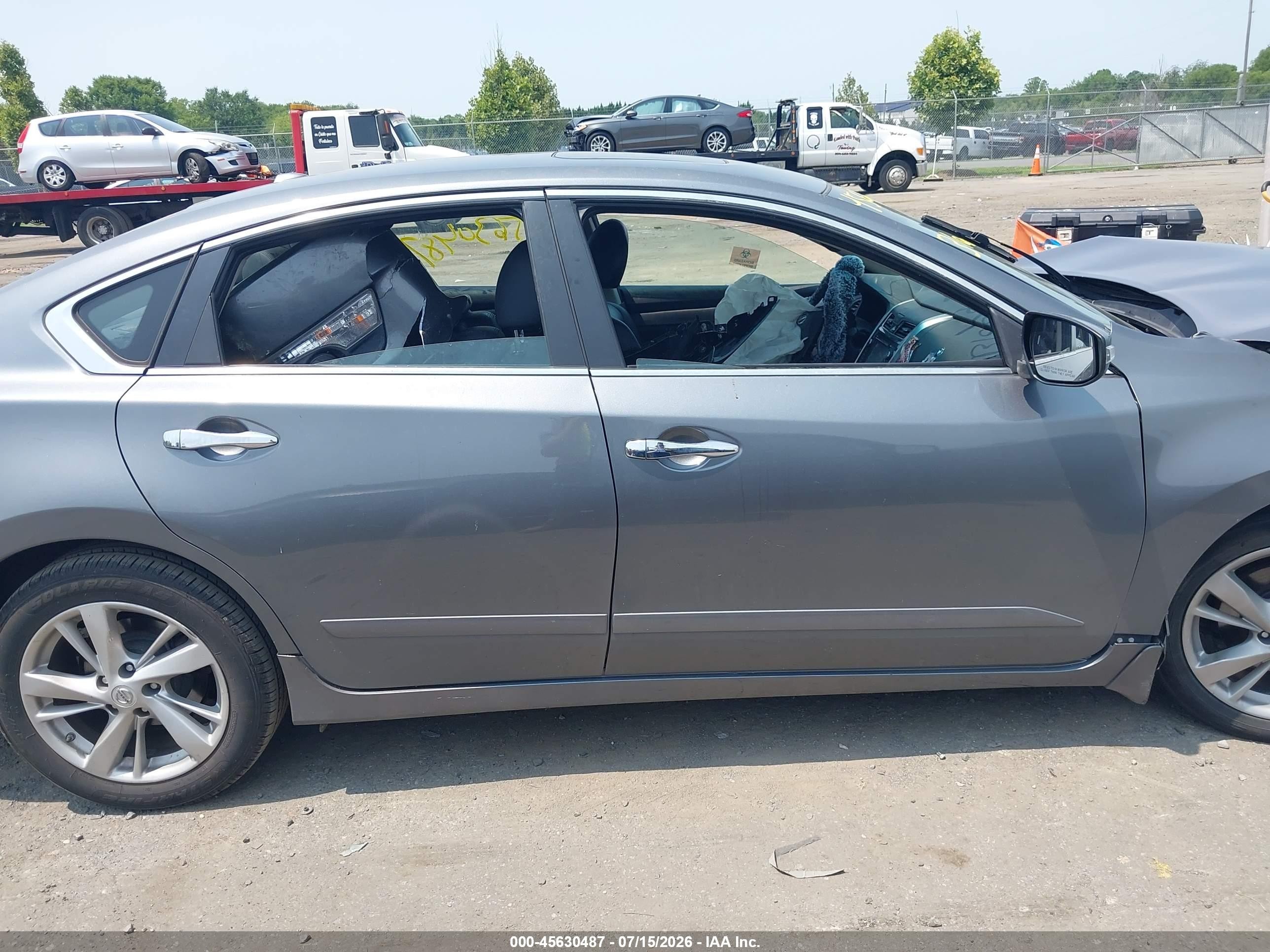 2015 Nissan Altima 2.5 Sl Серый vin: 1N4AL3AP4FN892201