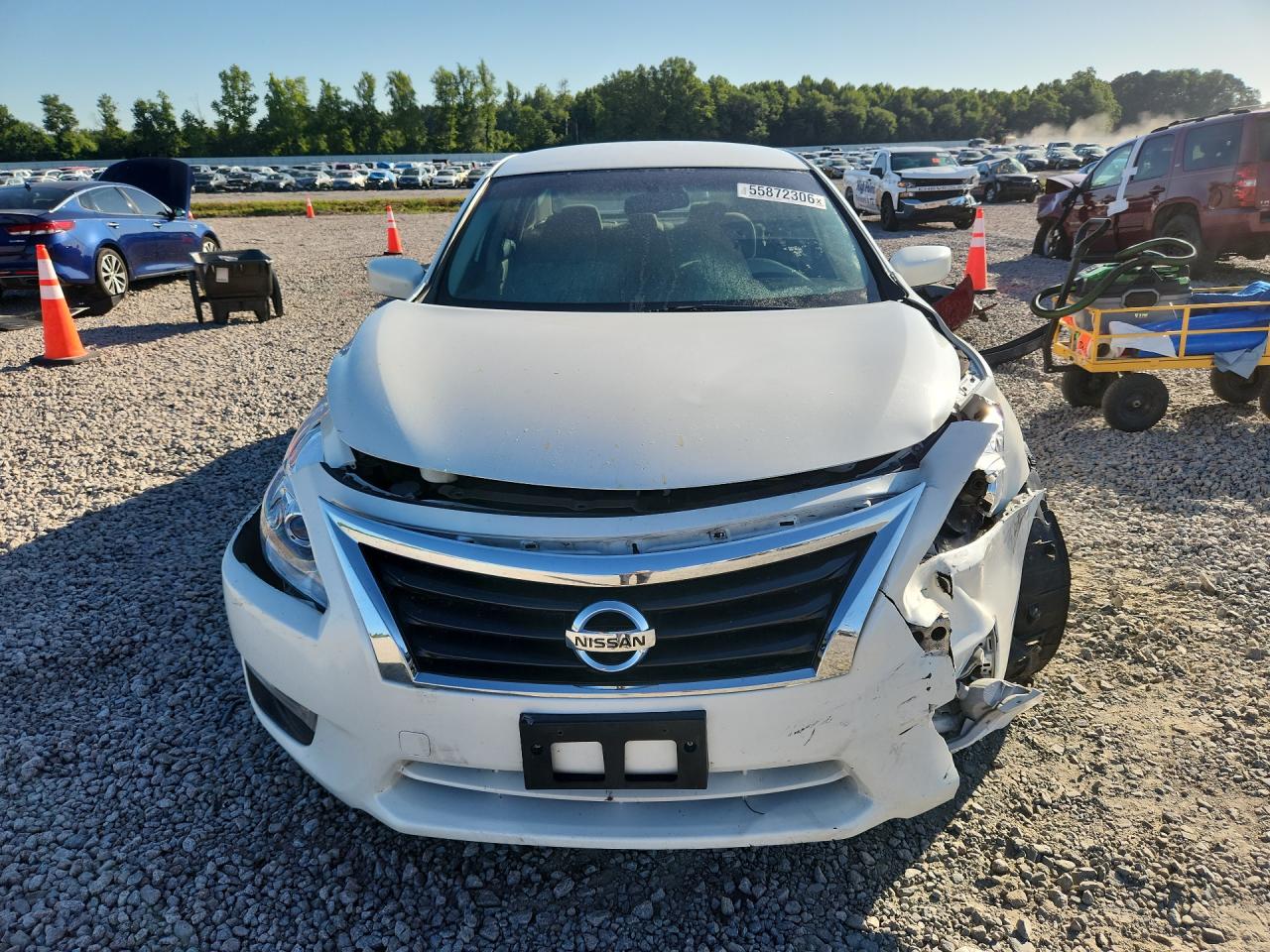 2015 Nissan Altima 2.5 S White vin: 1N4AL3AP4FN899052