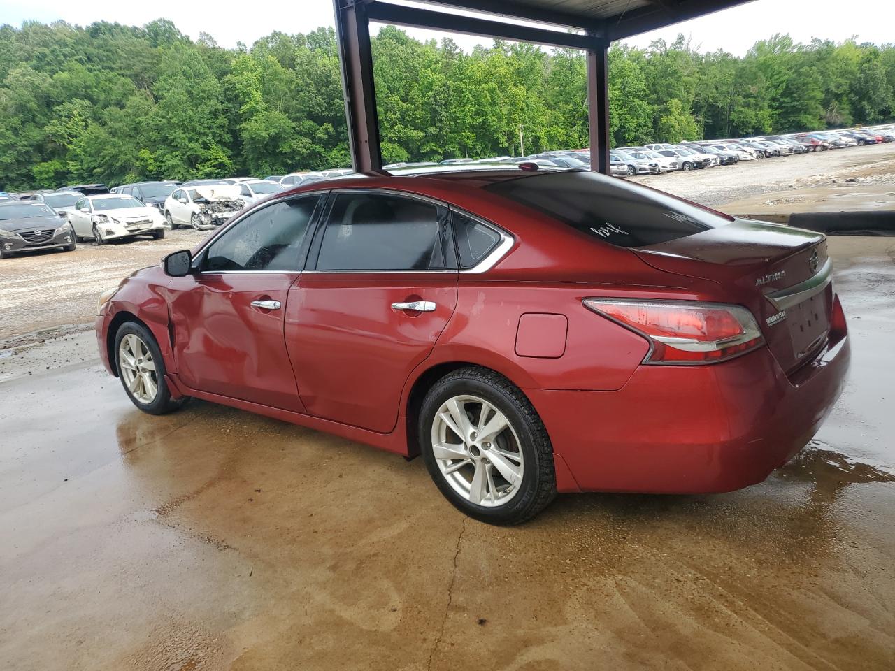 2015 Nissan Altima 2.5 Sl Red vin: 1N4AL3AP4FN900877 Damage: Left Rear Door, Dent(S) W/ Paint Dmg, > 12 Inches