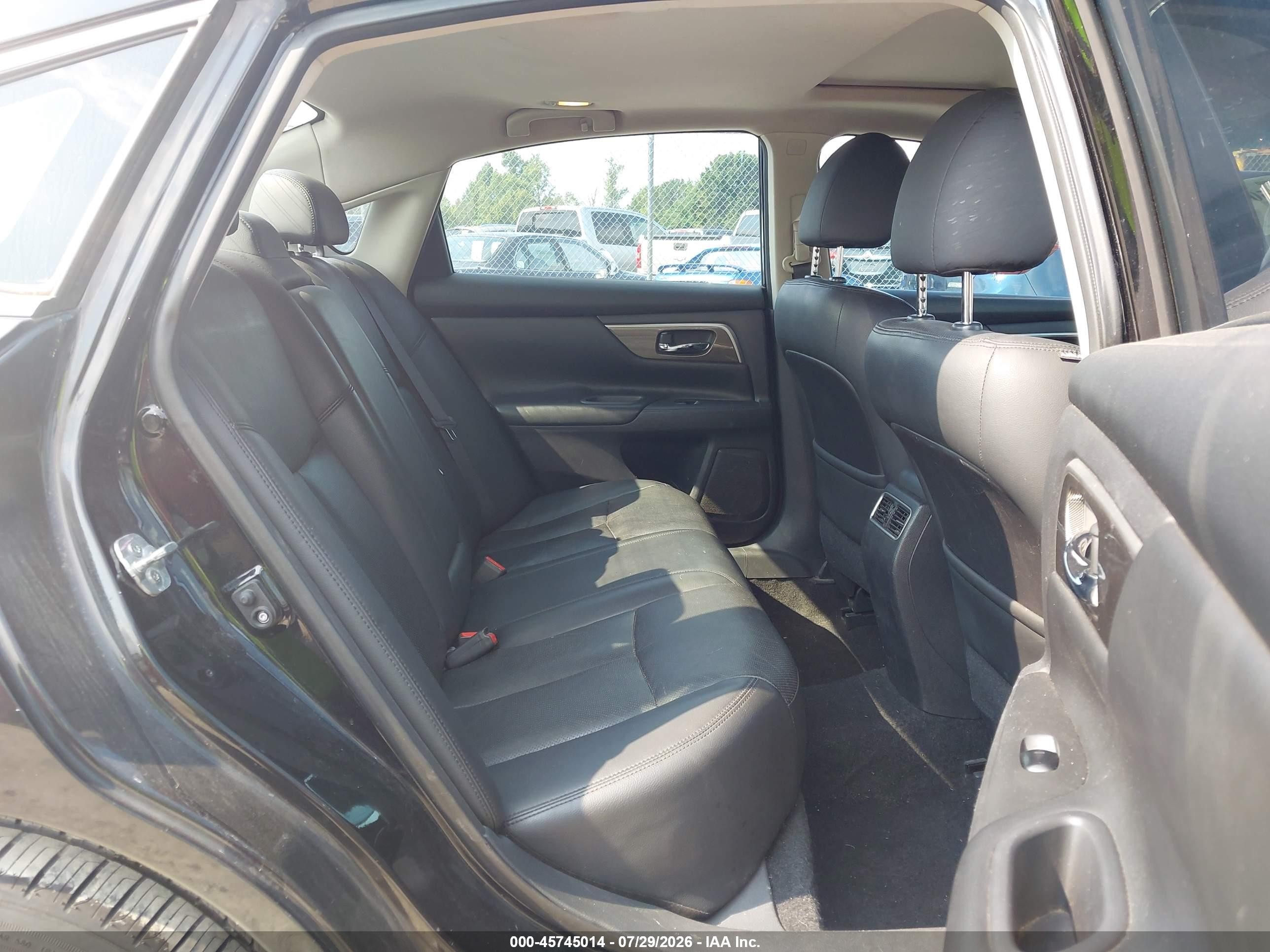 2015 Nissan Altima 2.5 Sl Black vin: 1N4AL3AP4FN911894