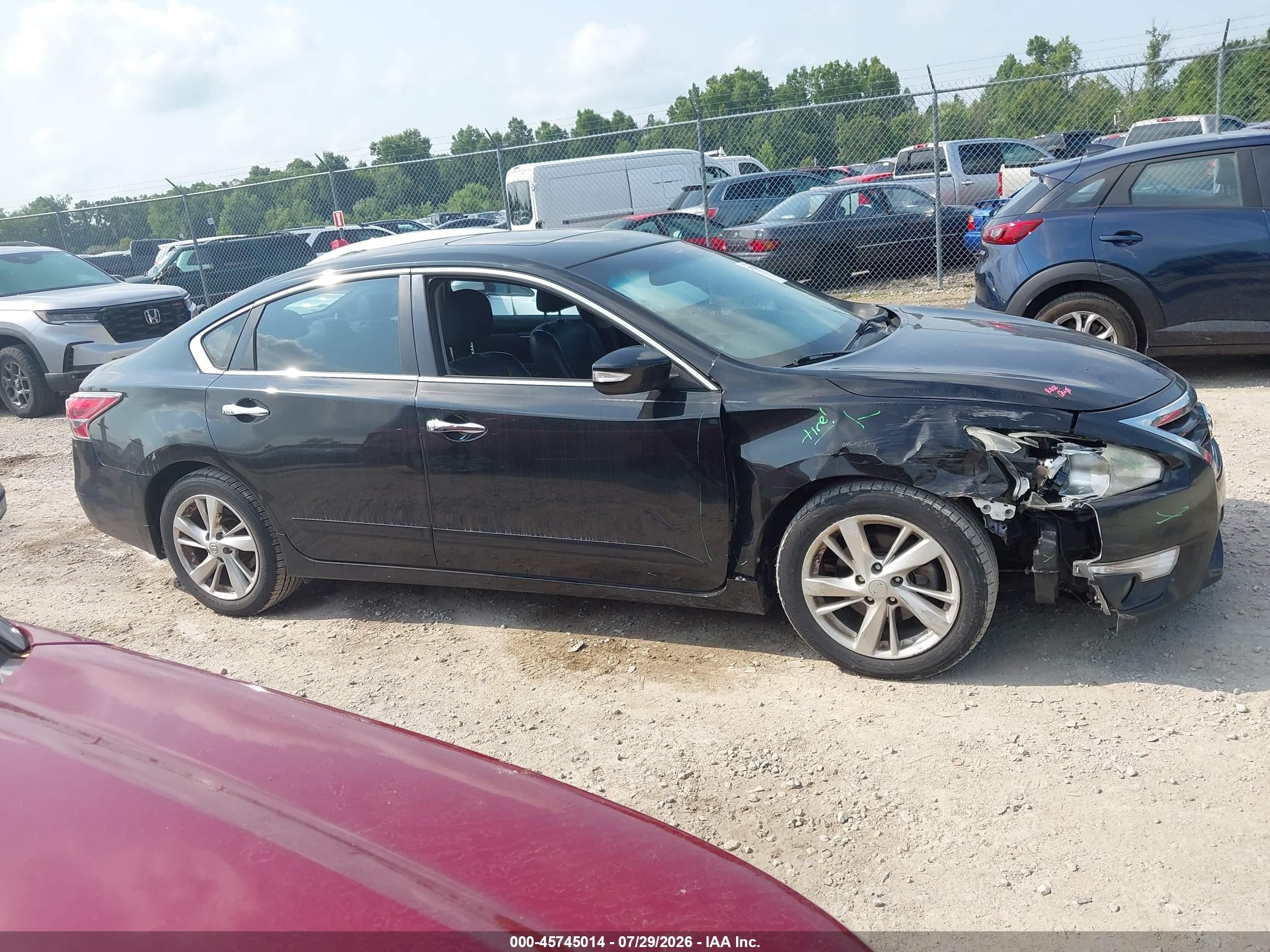 2015 Nissan Altima 2.5 Sl Black vin: 1N4AL3AP4FN911894