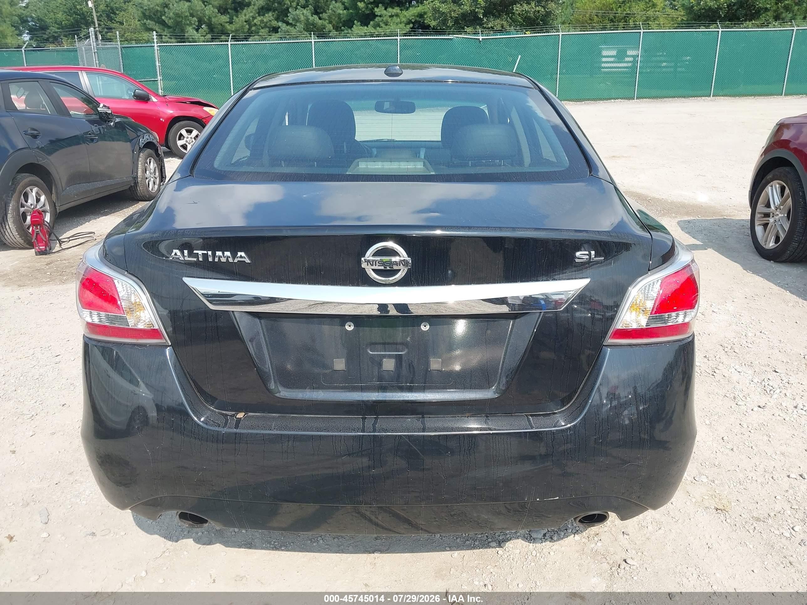2015 Nissan Altima 2.5 Sl Black vin: 1N4AL3AP4FN911894