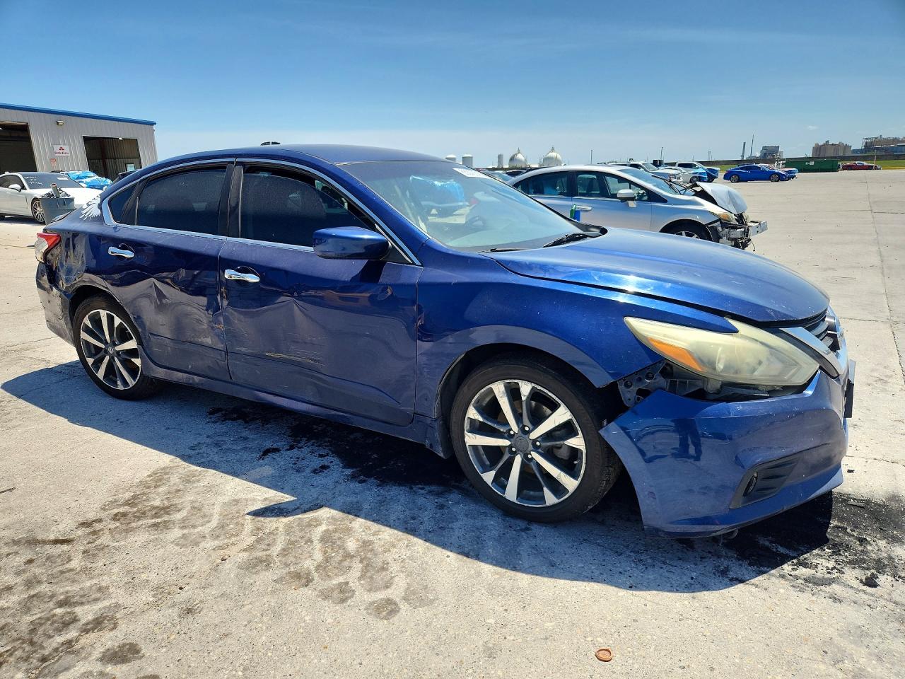 2016 Nissan Altima 2.5 Sr Blue vin: 1N4AL3AP4GC186813