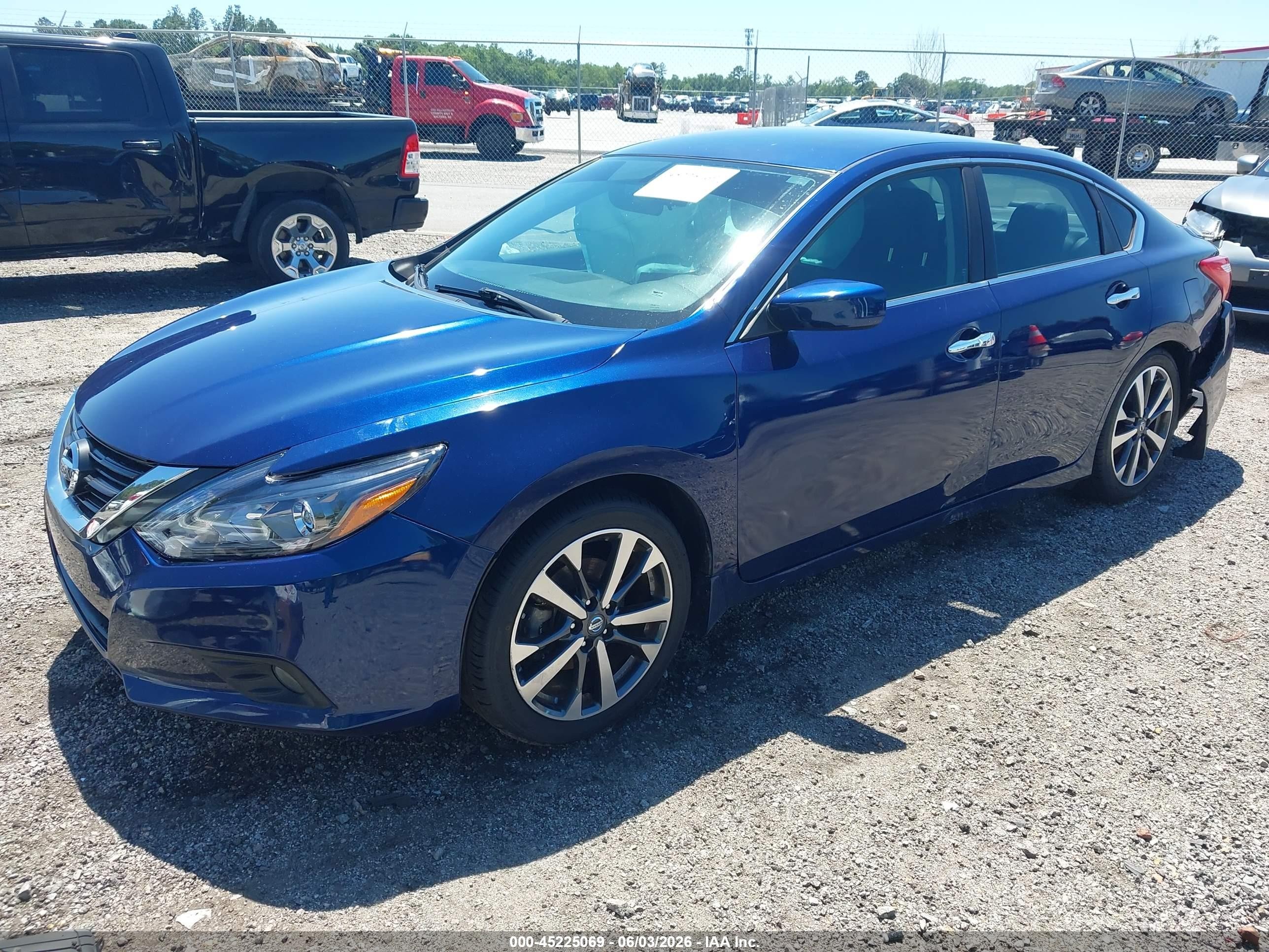 2016 Nissan Altima 2.5 Sr Blue vin: 1N4AL3AP4GC220703