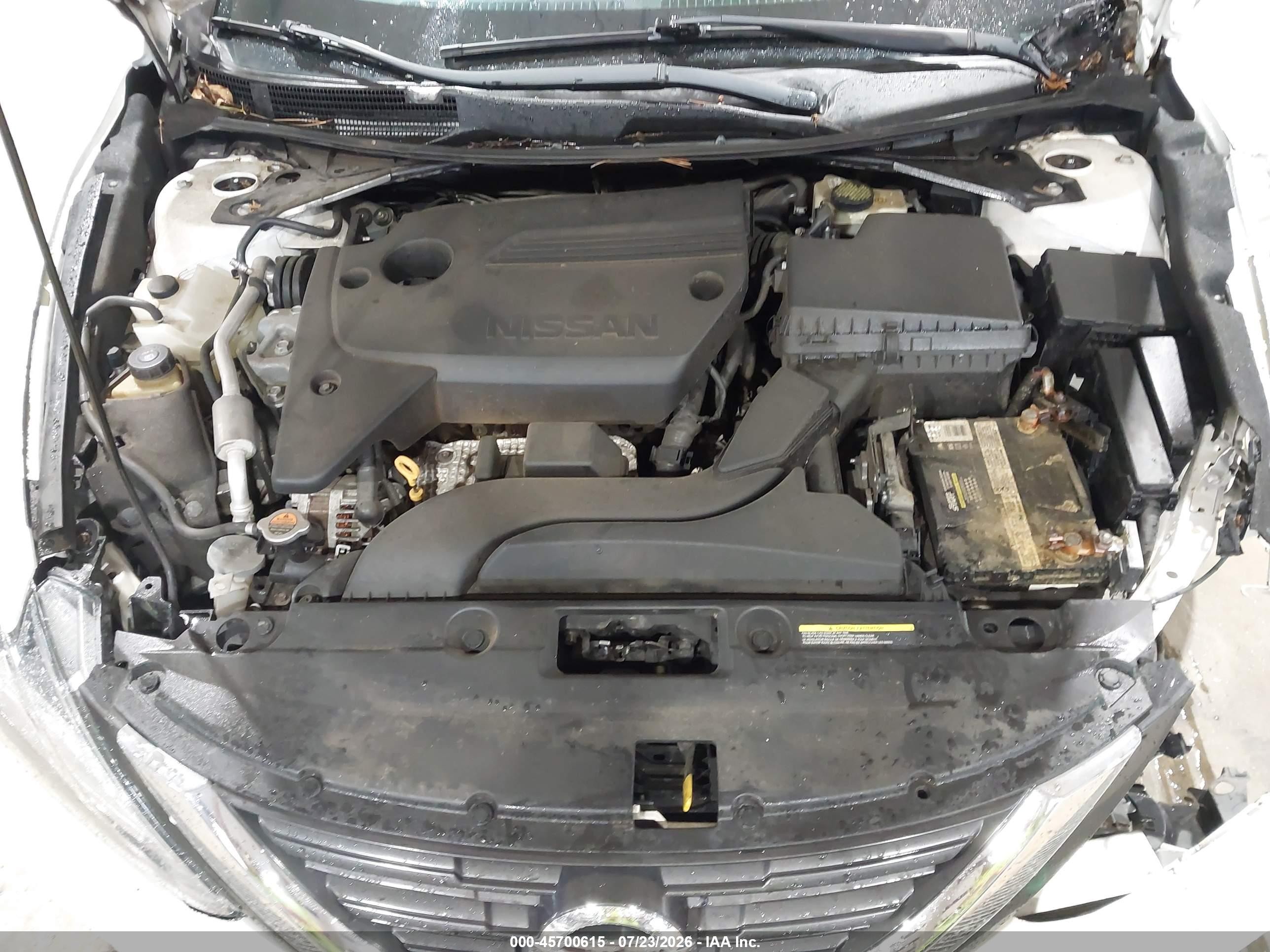 2016 Nissan Altima 2.5 S White vin: 1N4AL3AP4GC239588
