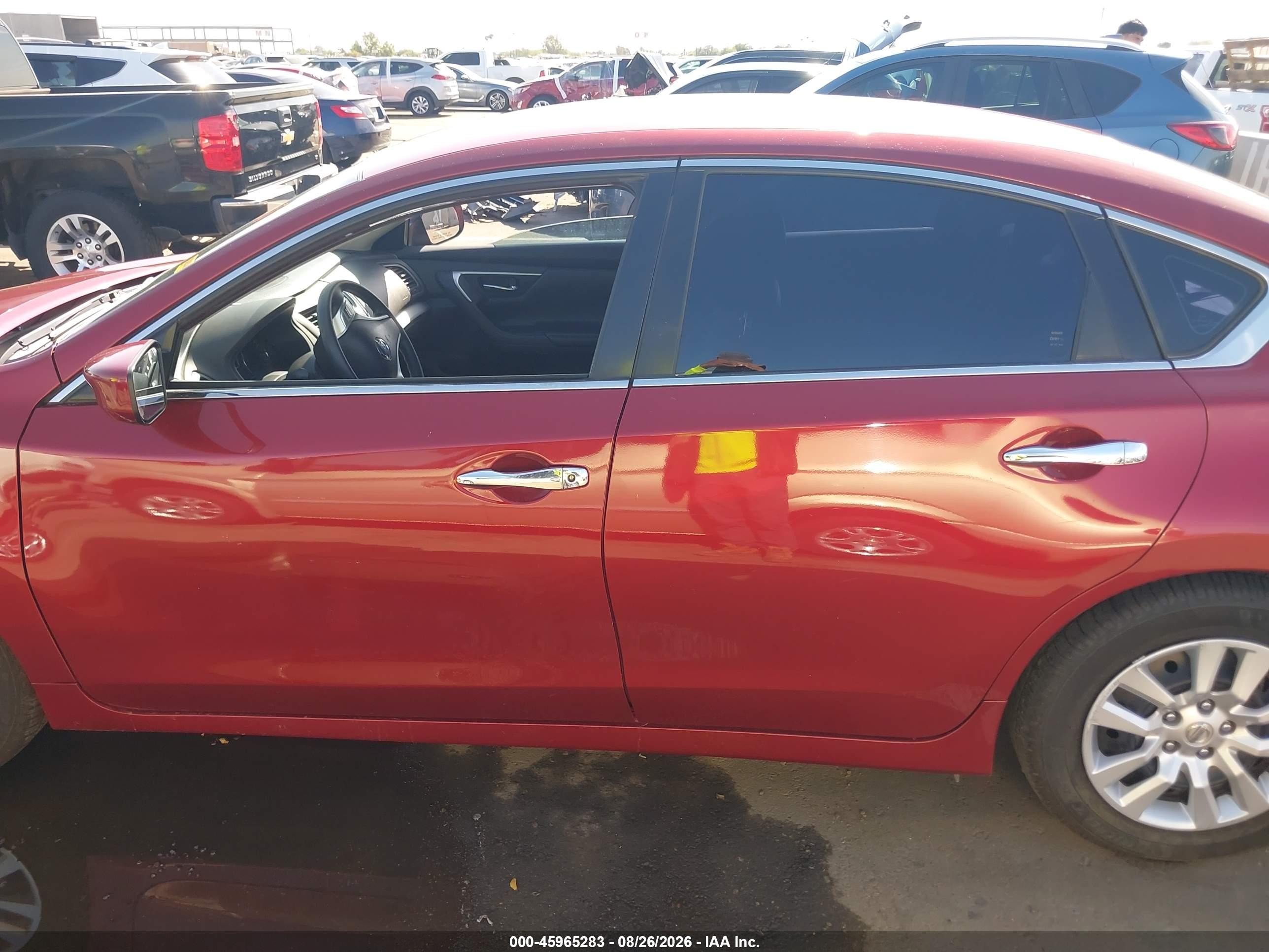 2016 Nissan Altima 2.5 S Red vin: 1N4AL3AP4GN356866
