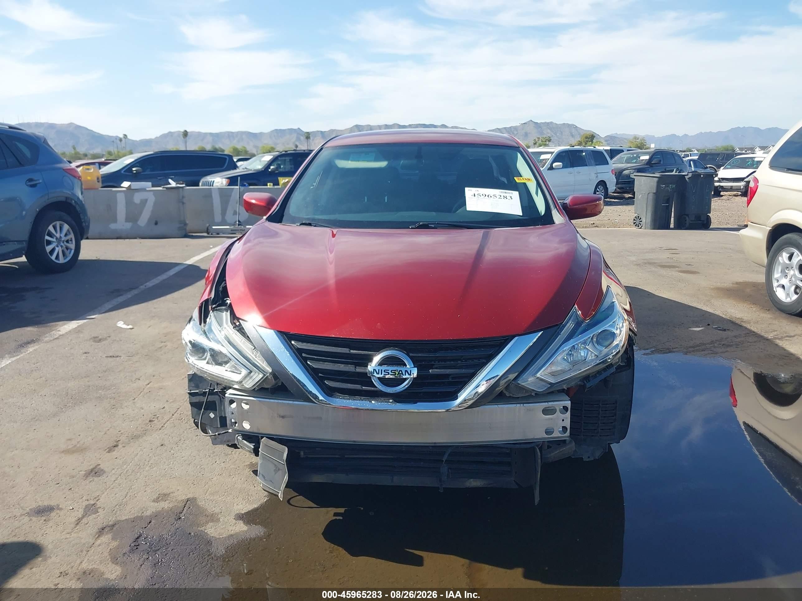 2016 Nissan Altima 2.5 S Red vin: 1N4AL3AP4GN356866