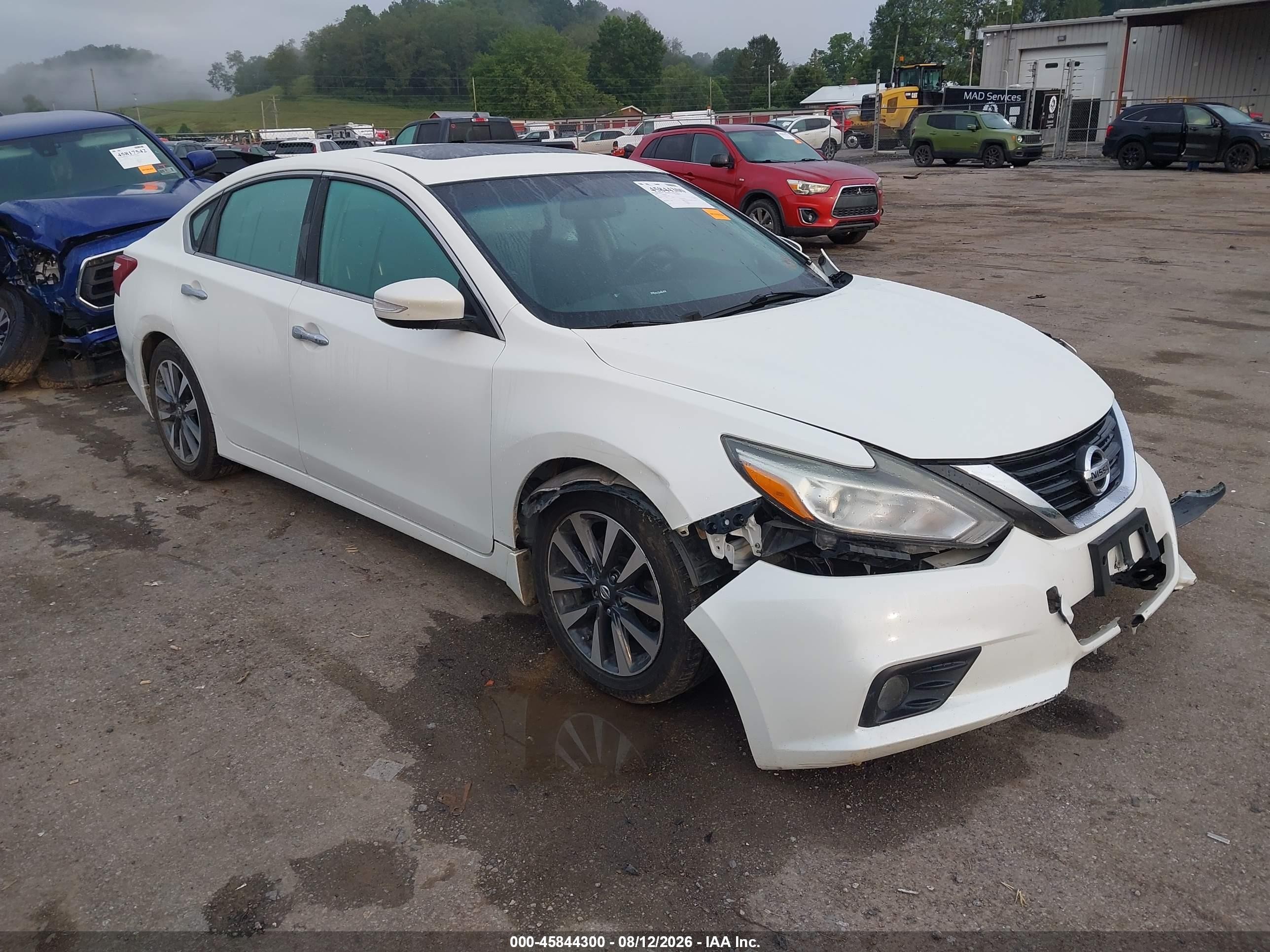 2017 Nissan Altima 2.5 Sv White vin: 1N4AL3AP4HC224249