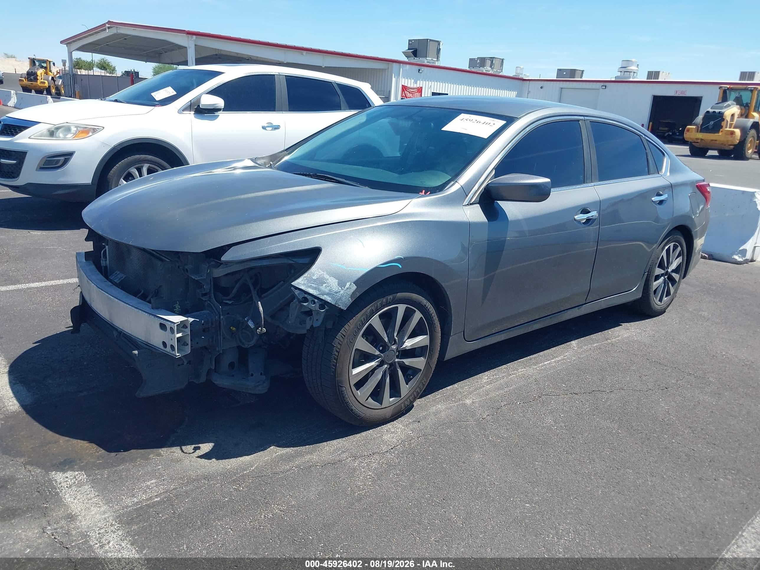 2017 Nissan Altima 2.5 Sv Gray vin: 1N4AL3AP4HC260782