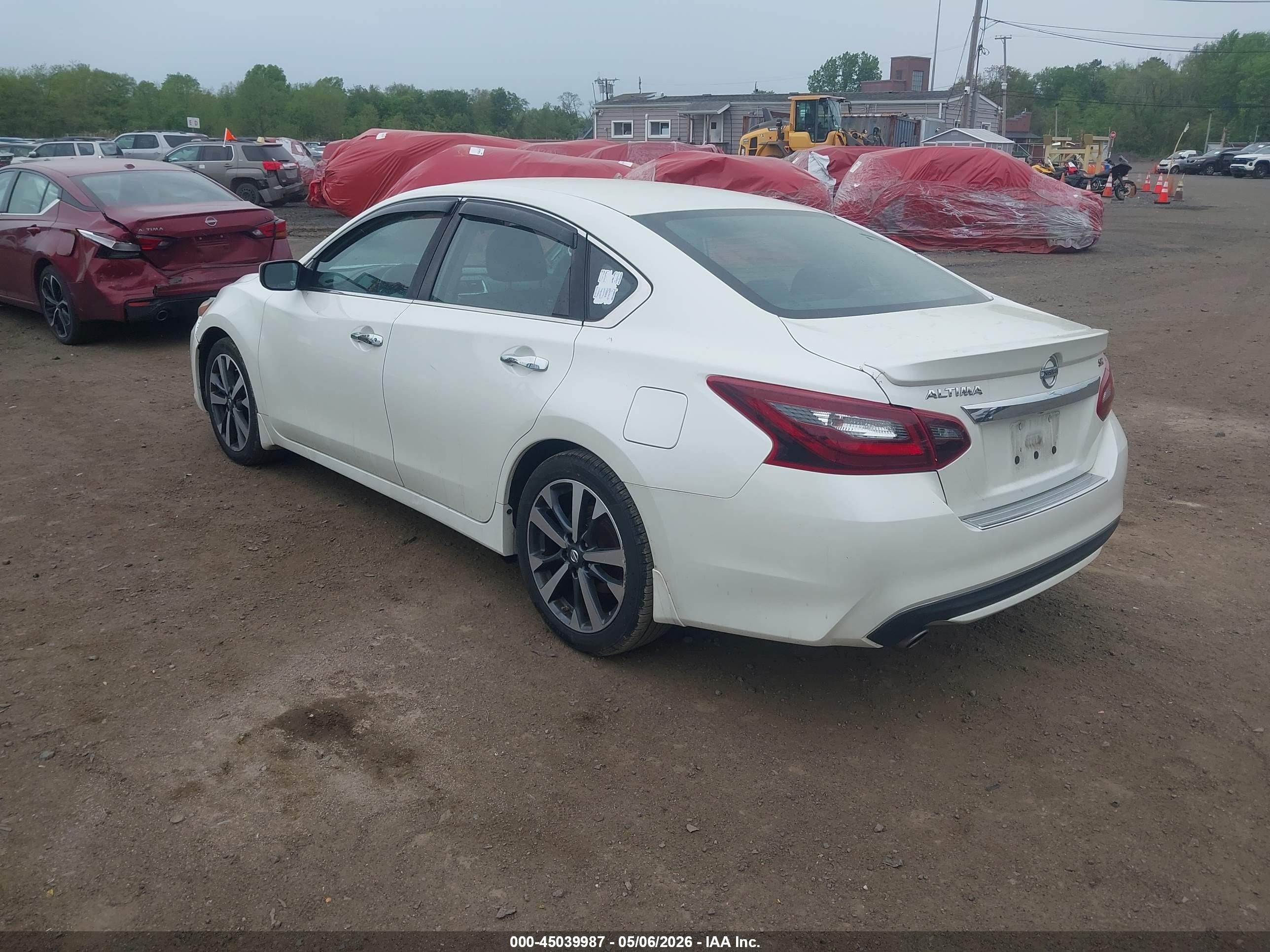 2017 Nissan Altima 2.5 Sr White vin: 1N4AL3AP4HC265724