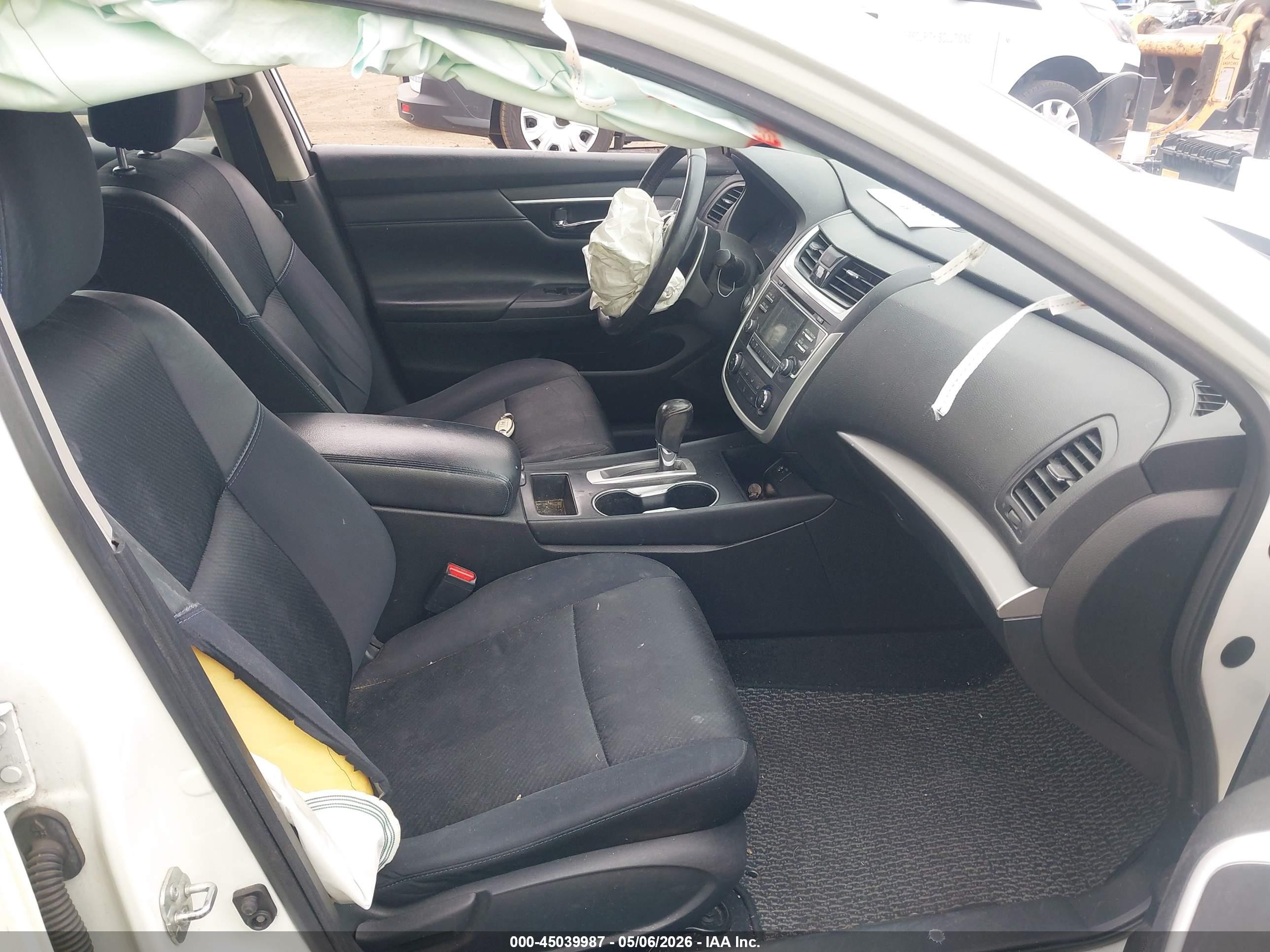 2017 Nissan Altima 2.5 Sr White vin: 1N4AL3AP4HC265724