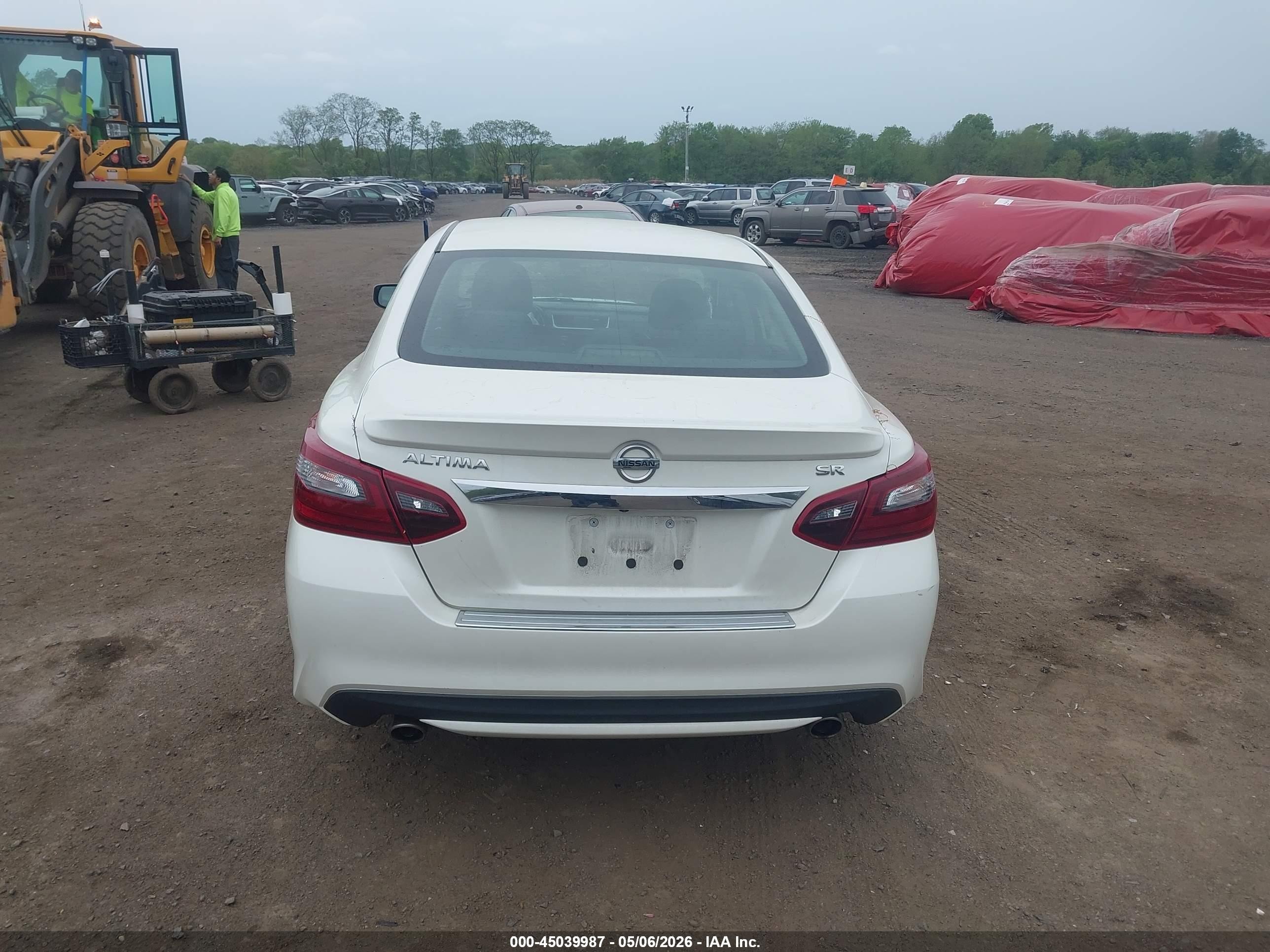 2017 Nissan Altima 2.5 Sr White vin: 1N4AL3AP4HC265724