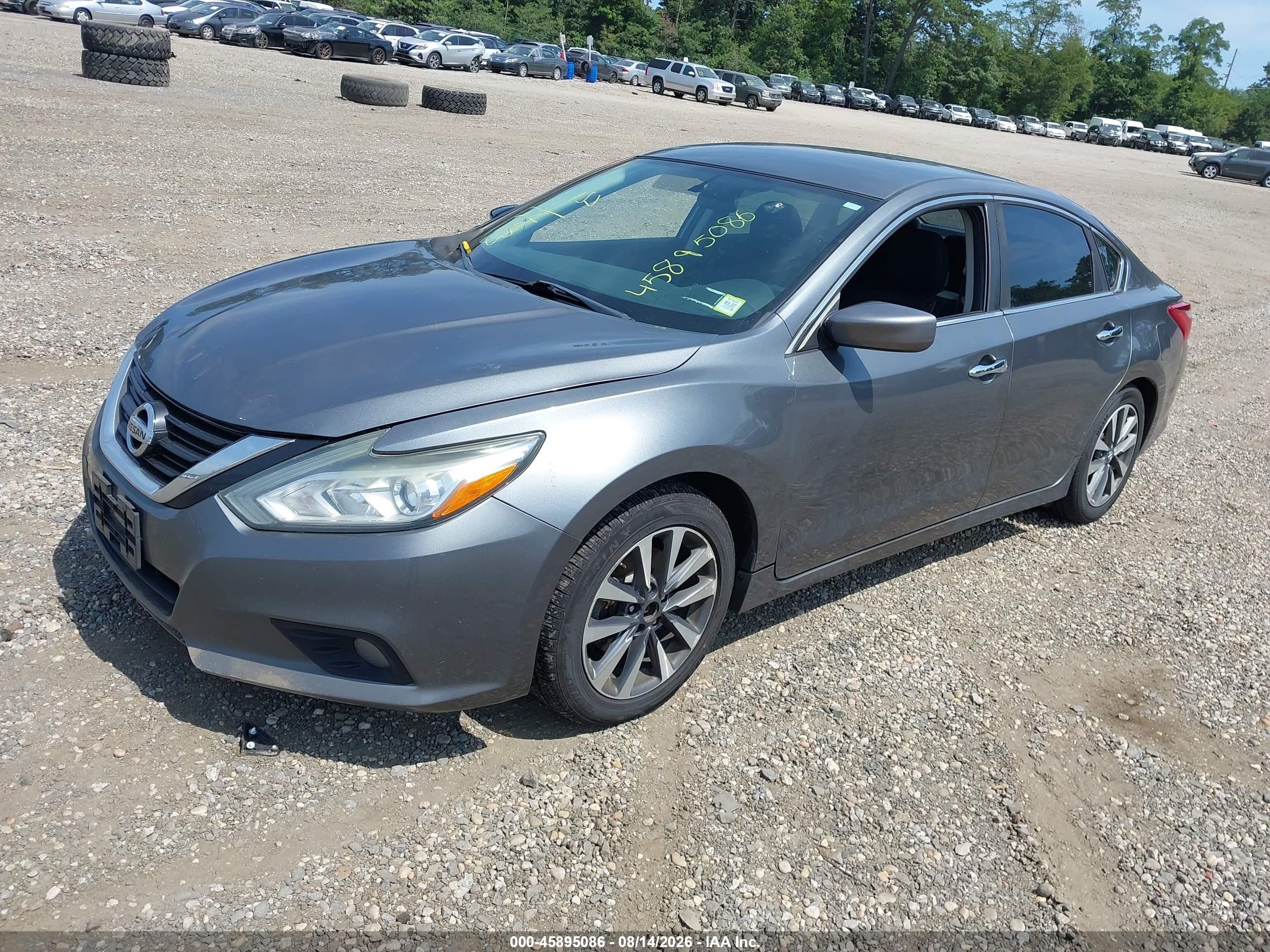 2017 Nissan Altima 2.5 Sv Gray vin: 1N4AL3AP4HC282491
