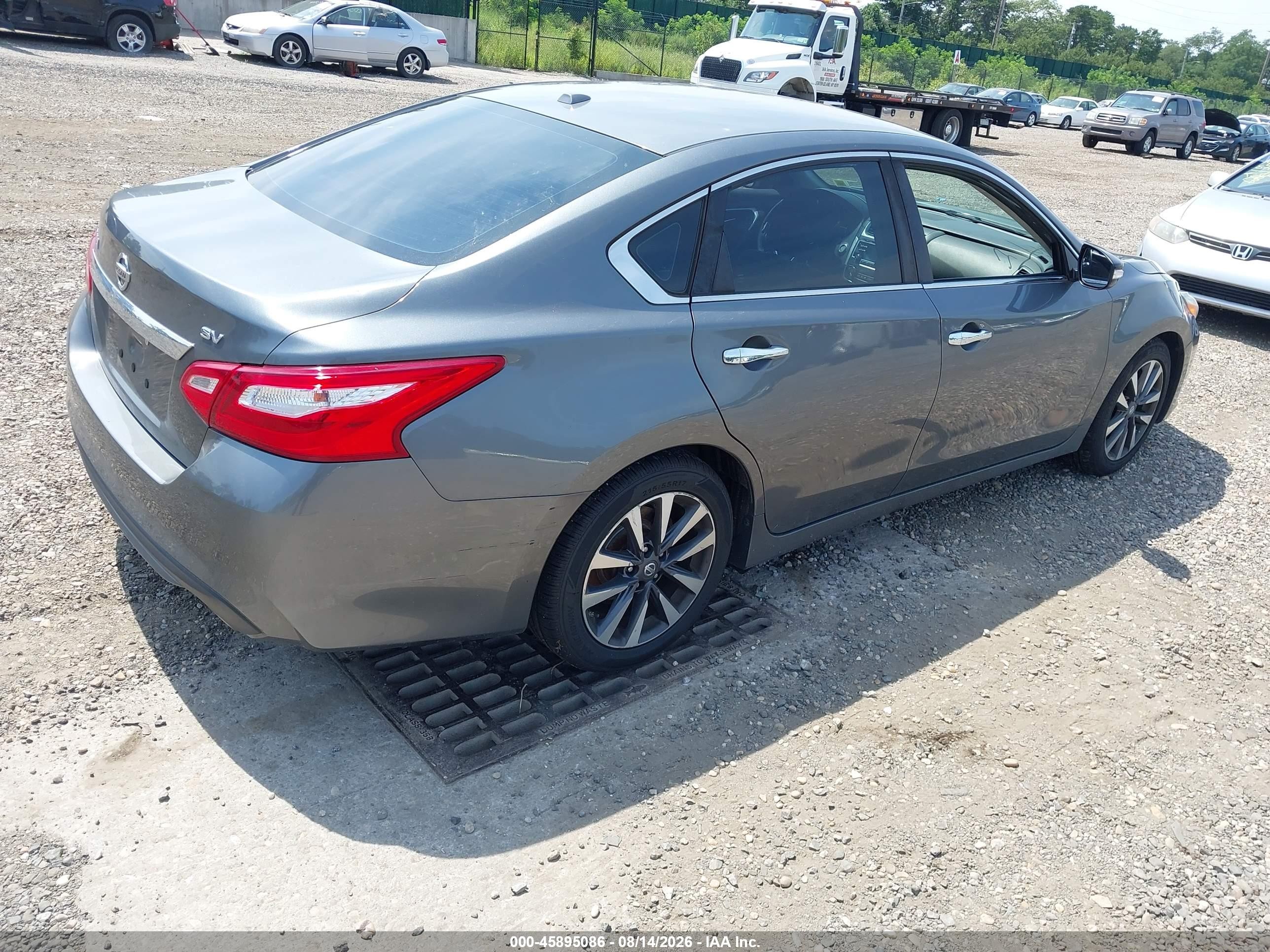 2017 Nissan Altima 2.5 Sv Gray vin: 1N4AL3AP4HC282491