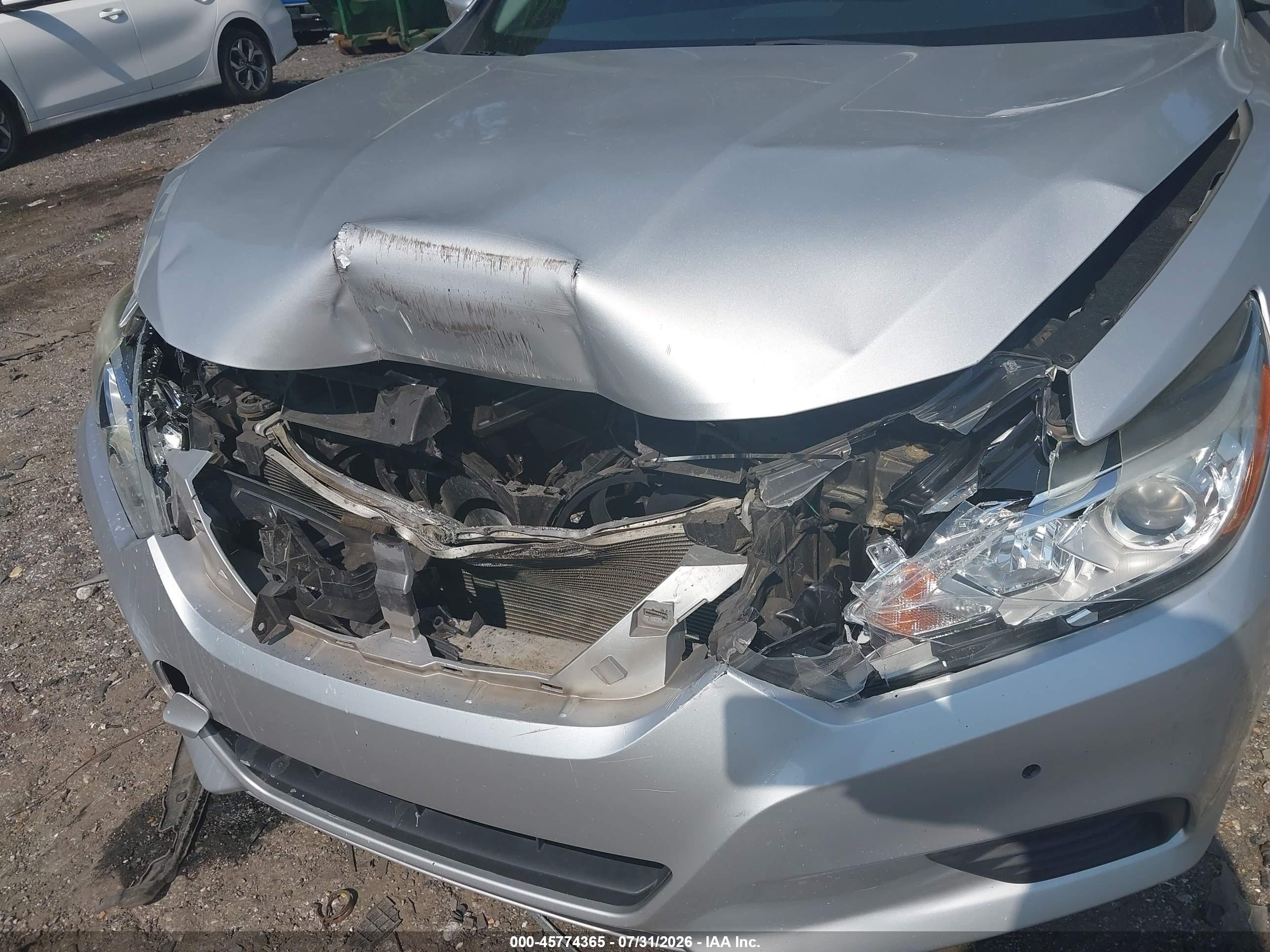 2017 Nissan Altima 2.5 S Silver vin: 1N4AL3AP4HC487874