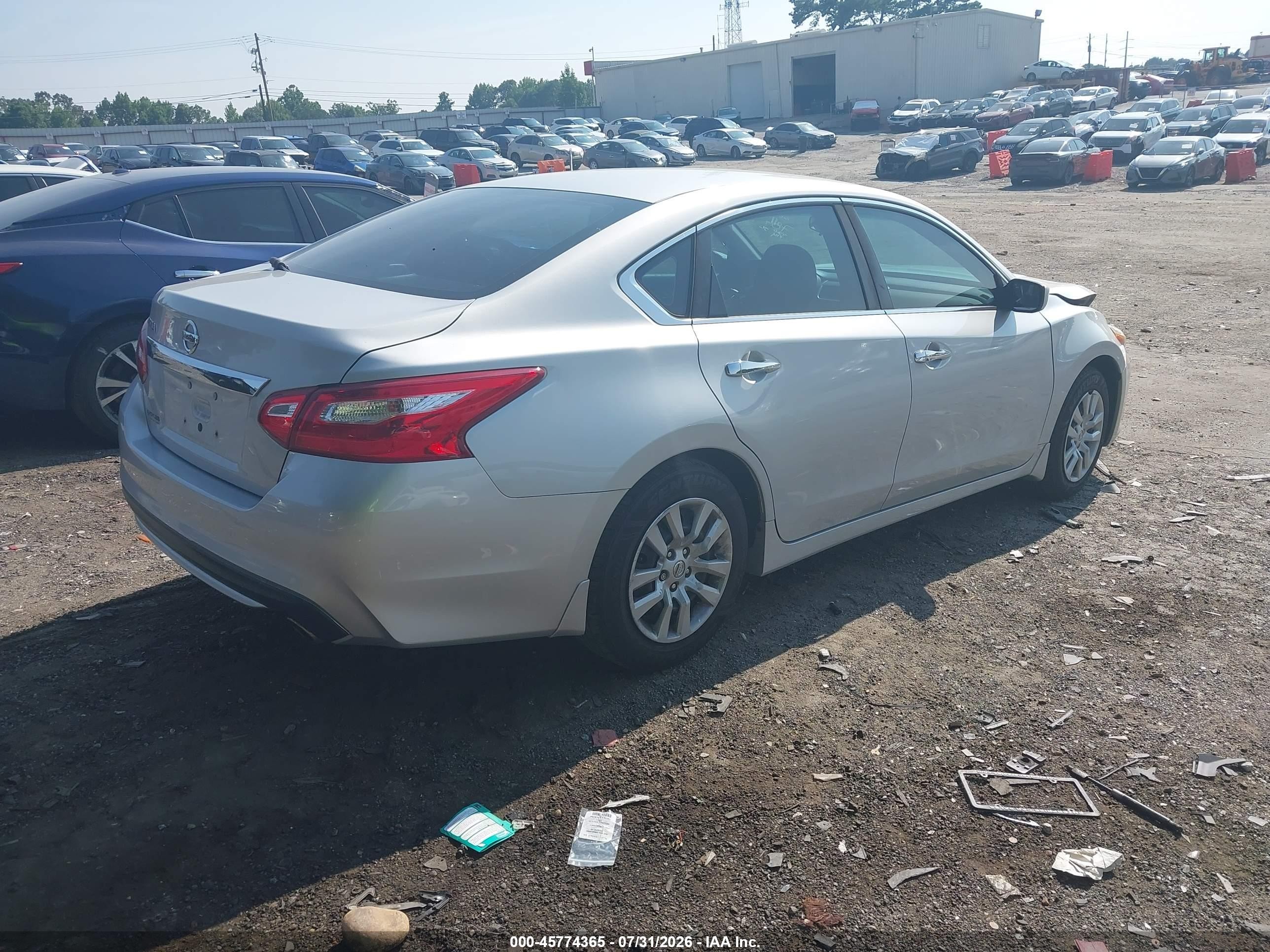 2017 Nissan Altima 2.5 S Silver vin: 1N4AL3AP4HC487874