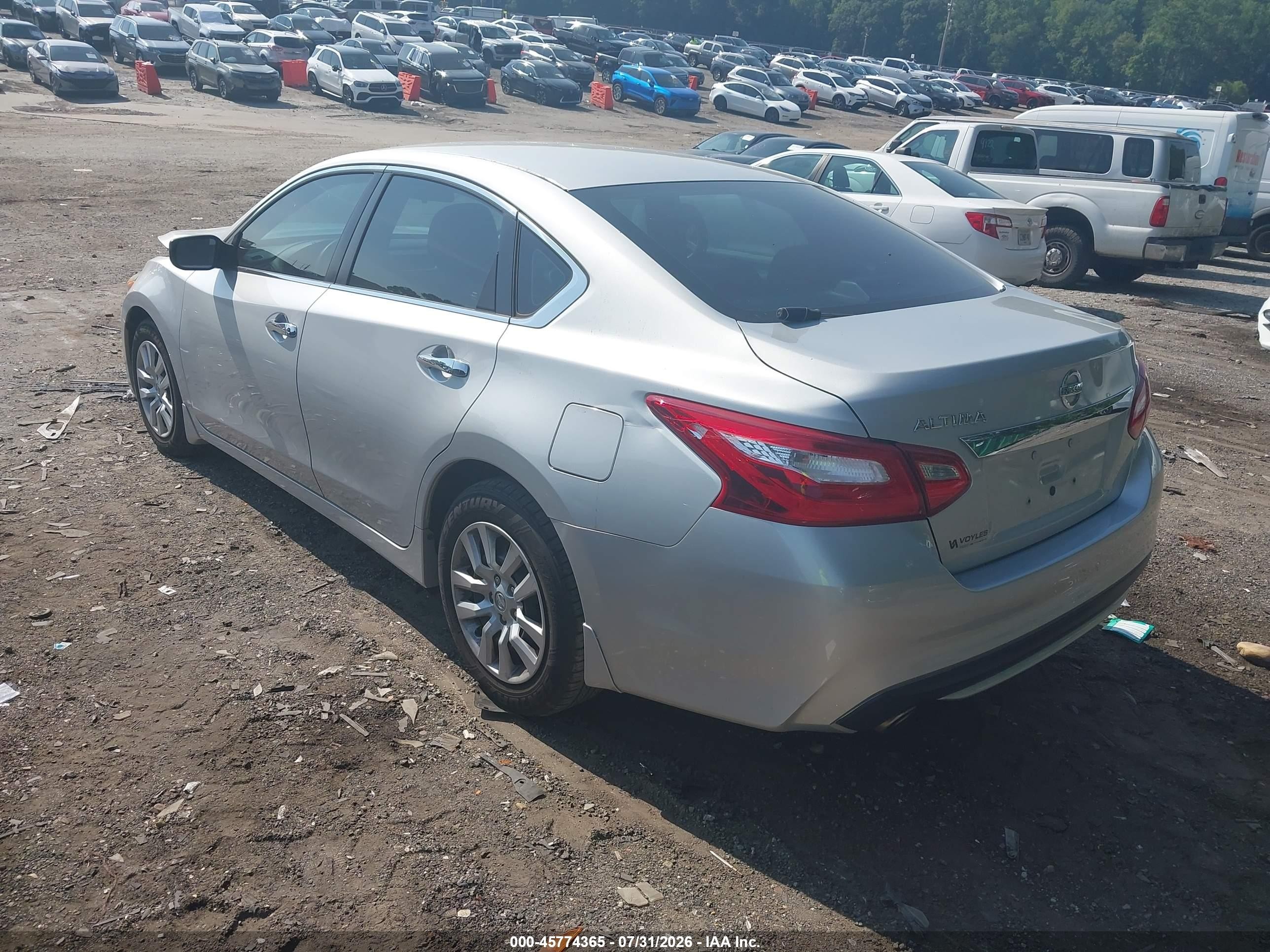 2017 Nissan Altima 2.5 S Silver vin: 1N4AL3AP4HC487874