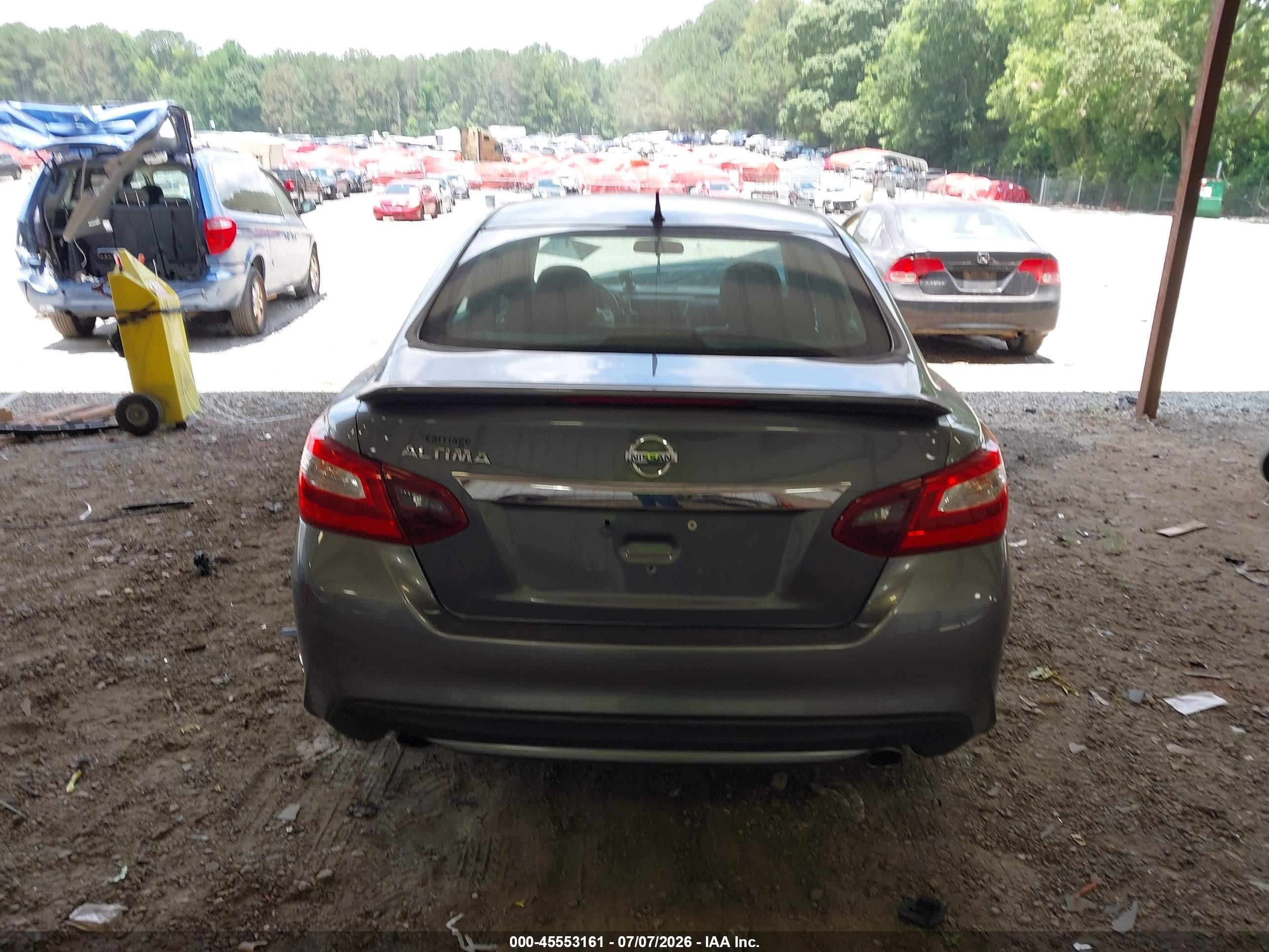 2018 Nissan Altima 2.5 Sr Gray vin: 1N4AL3AP4JC110452