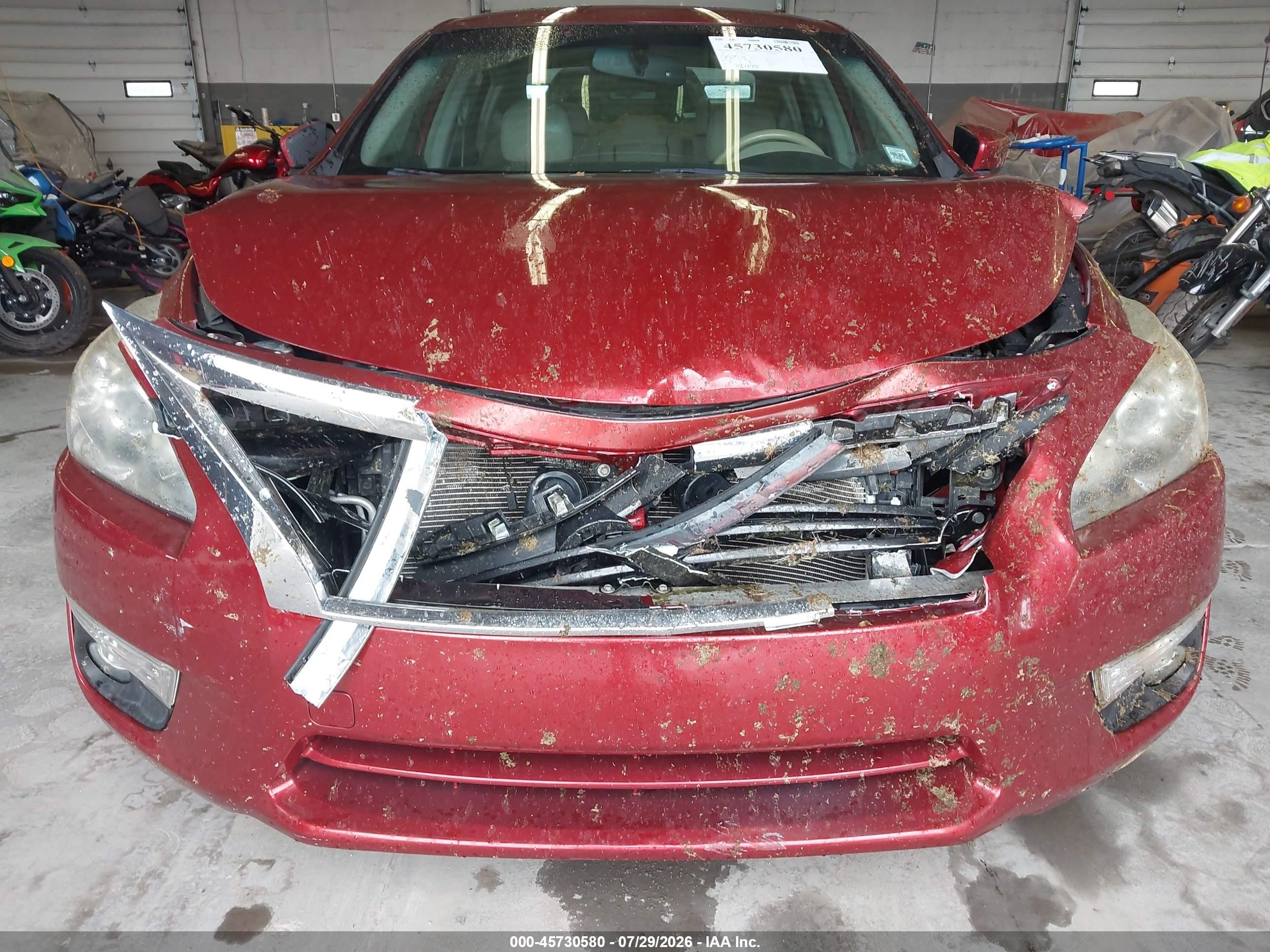 2013 Nissan Altima 2.5 Sl Red vin: 1N4AL3AP5DC107662
