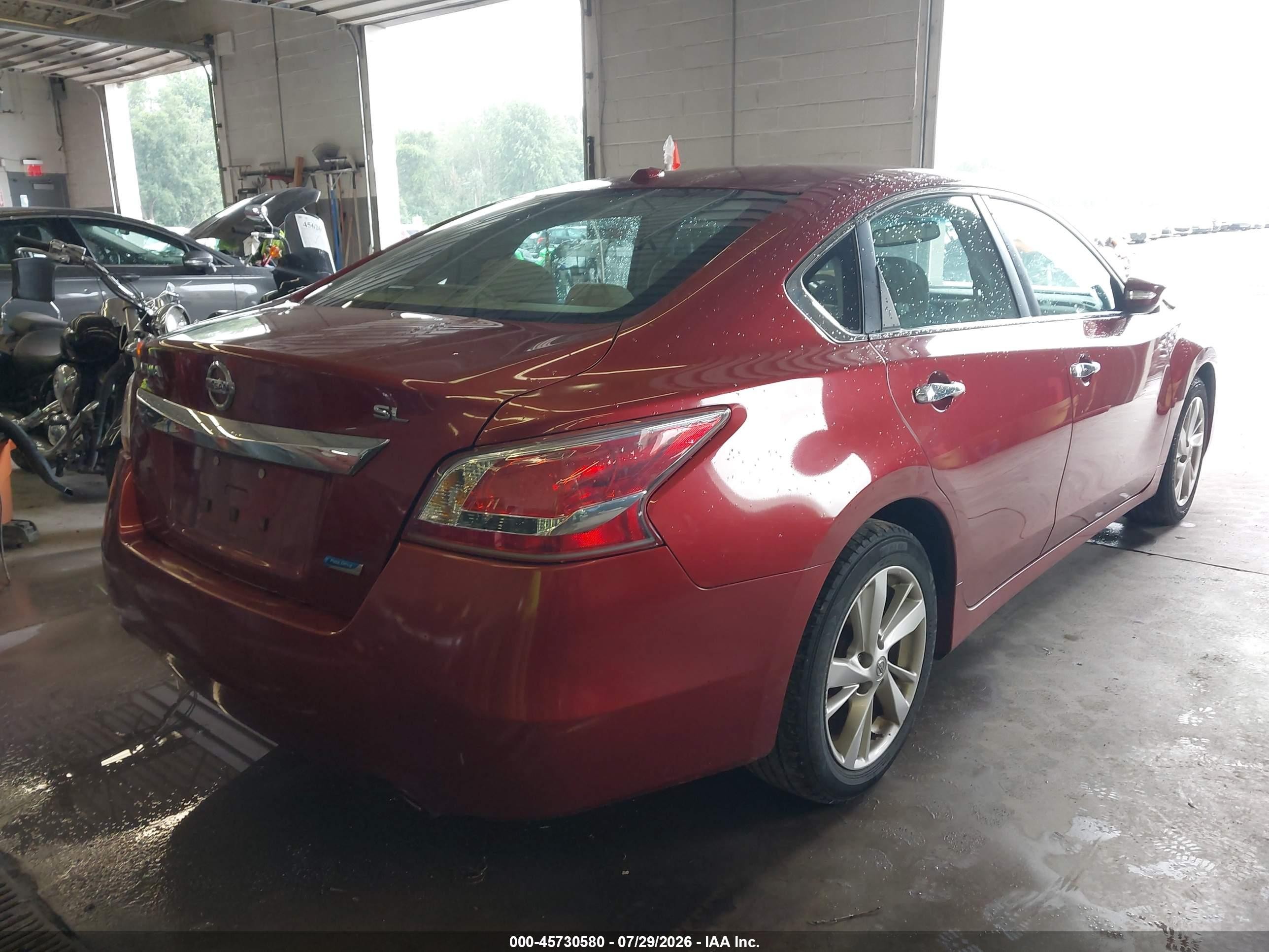 2013 Nissan Altima 2.5 Sl Red vin: 1N4AL3AP5DC107662