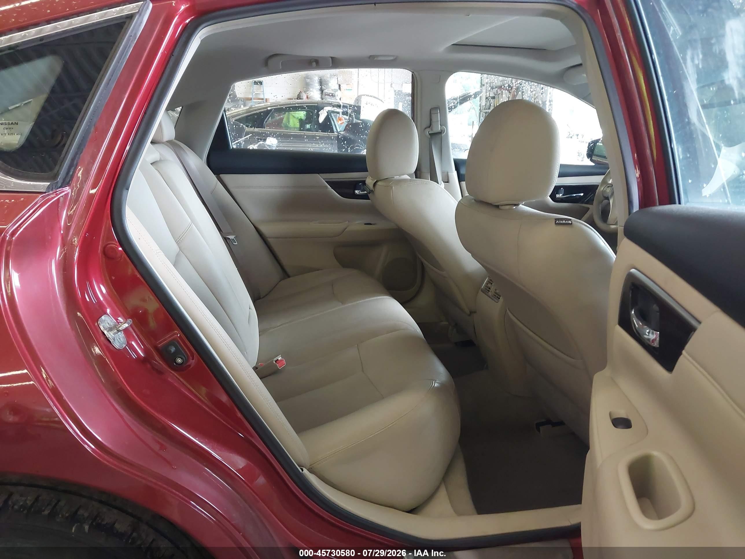 2013 Nissan Altima 2.5 Sl Red vin: 1N4AL3AP5DC107662