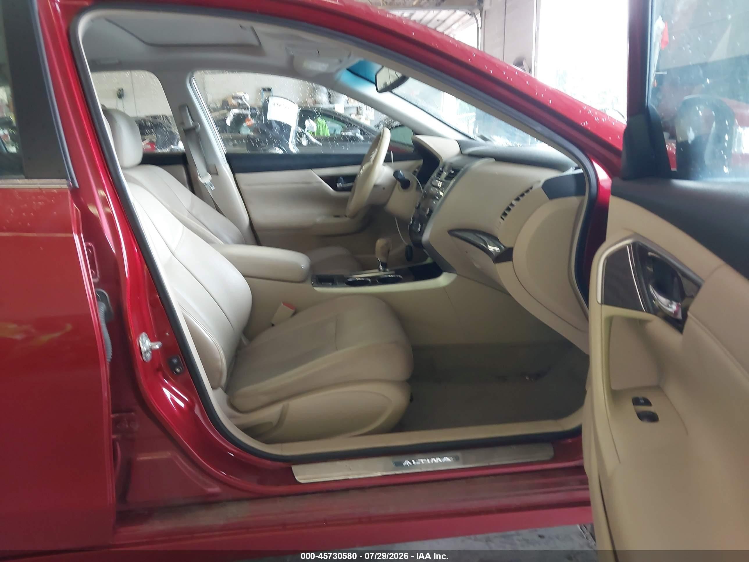 2013 Nissan Altima 2.5 Sl Red vin: 1N4AL3AP5DC107662