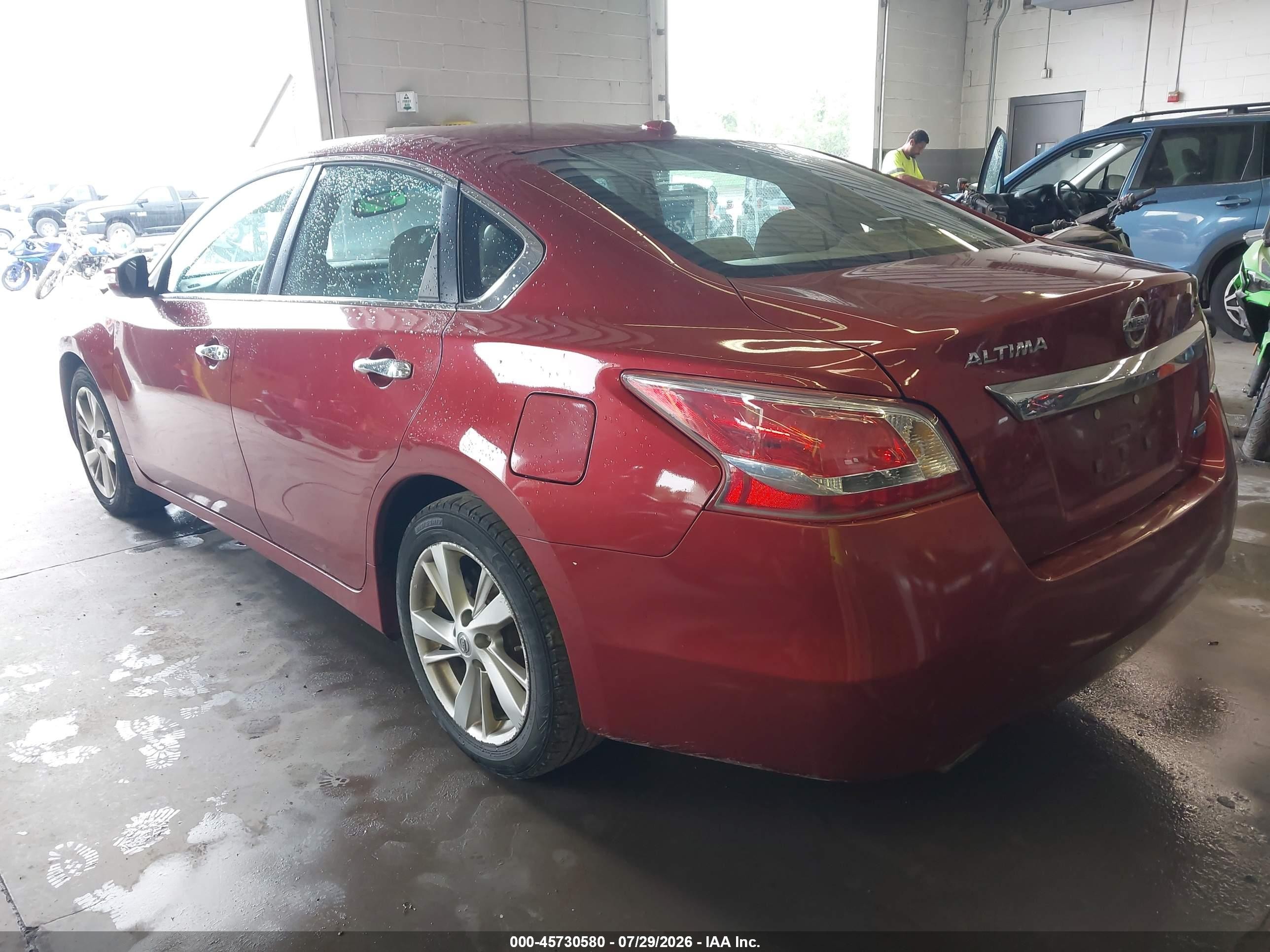 2013 Nissan Altima 2.5 Sl Red vin: 1N4AL3AP5DC107662
