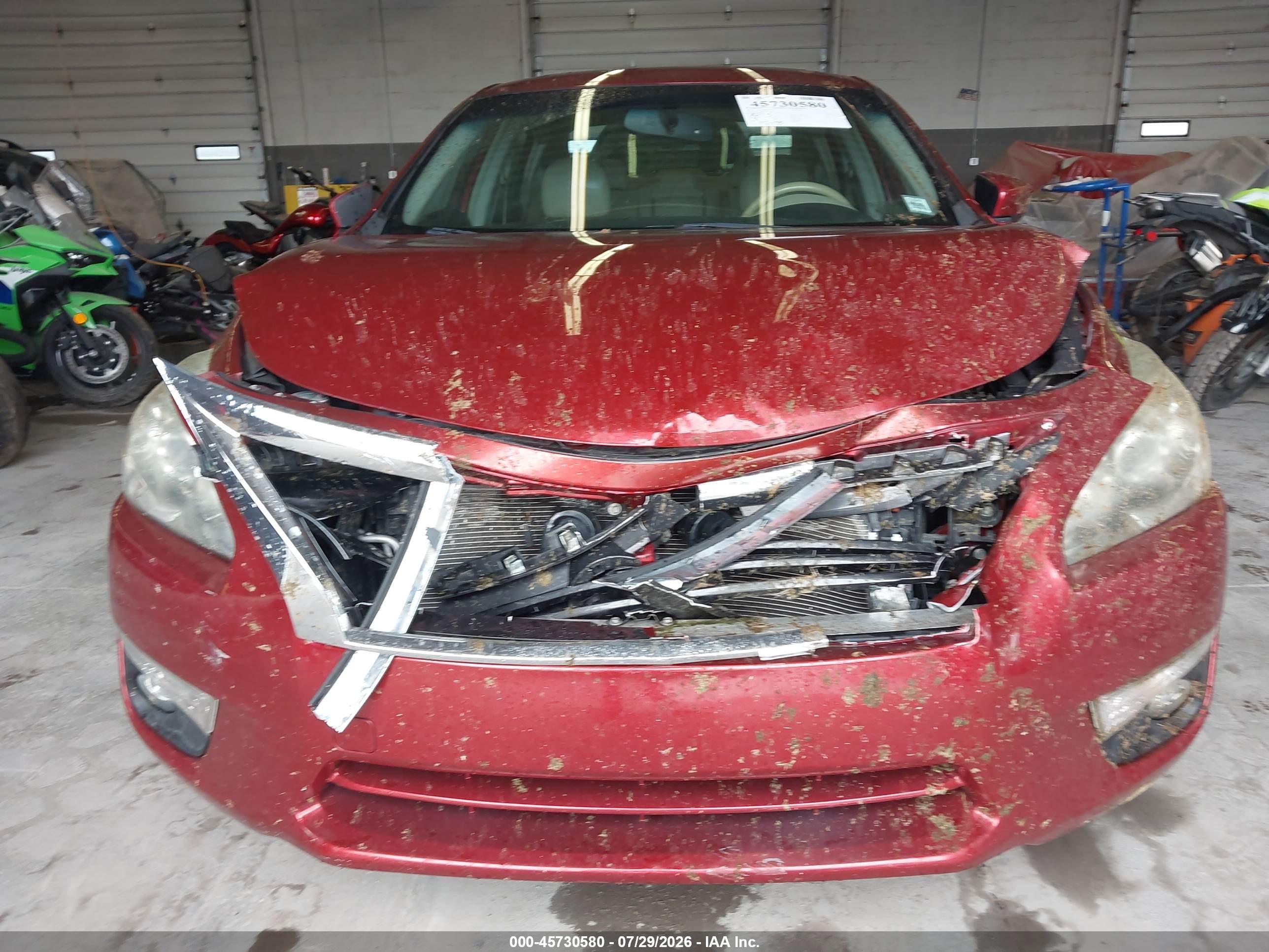 2013 Nissan Altima 2.5 Sl Red vin: 1N4AL3AP5DC107662