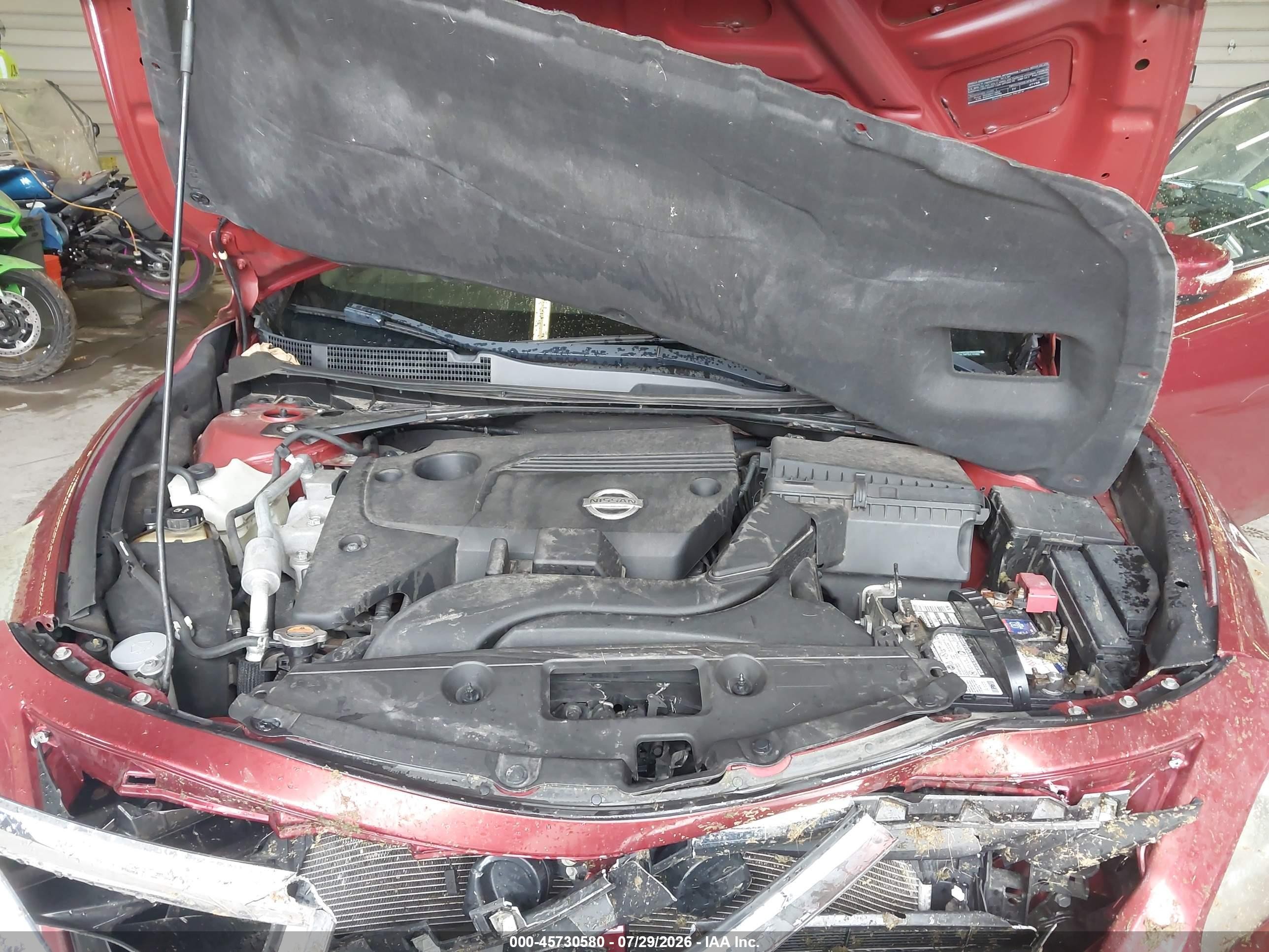 2013 Nissan Altima 2.5 Sl Red vin: 1N4AL3AP5DC107662
