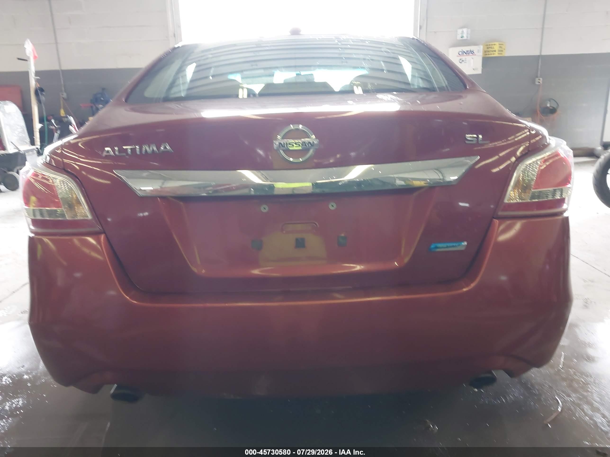 2013 Nissan Altima 2.5 Sl Red vin: 1N4AL3AP5DC107662