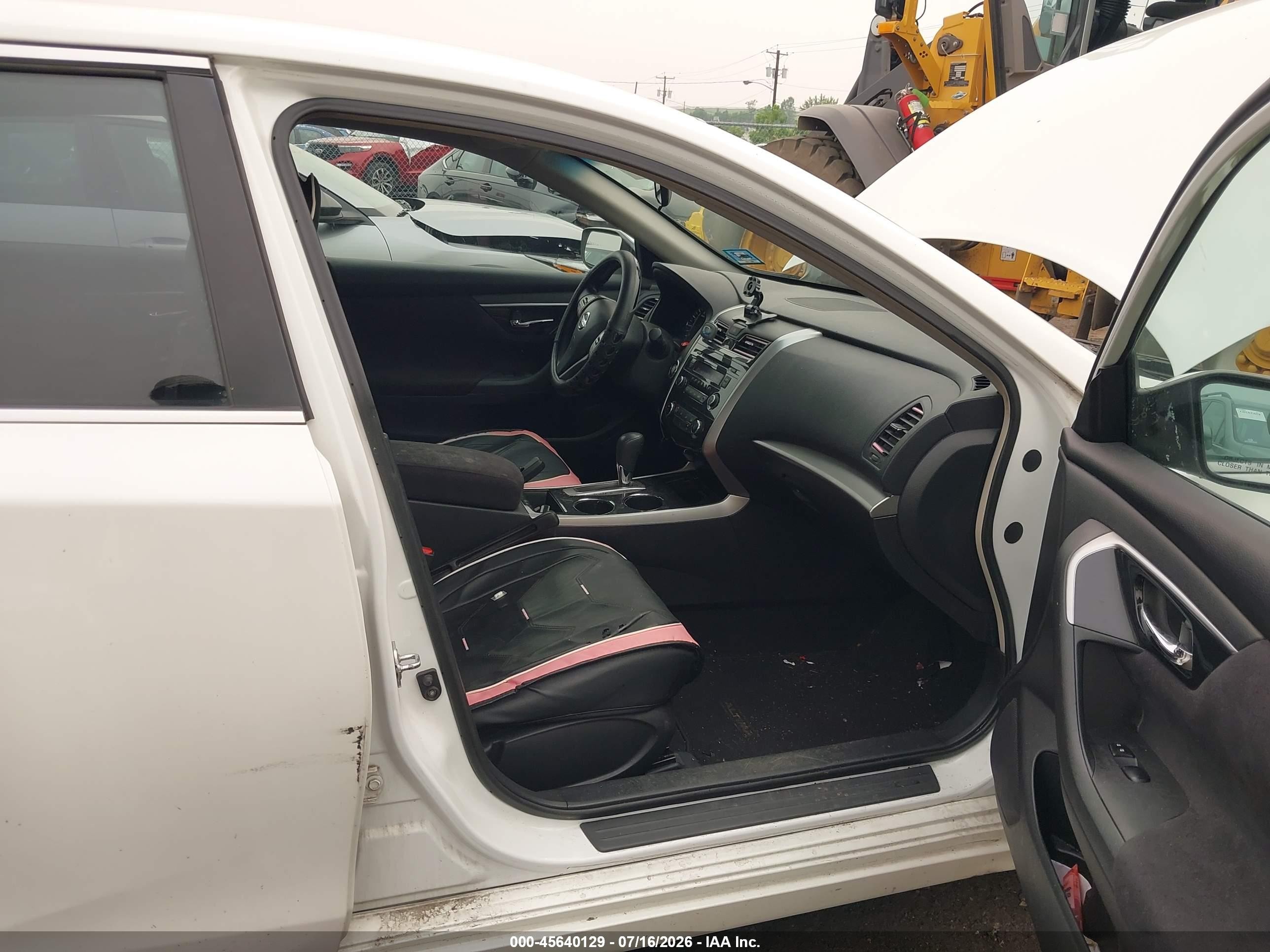 2013 Nissan Altima 2.5 S White vin: 1N4AL3AP5DC108987