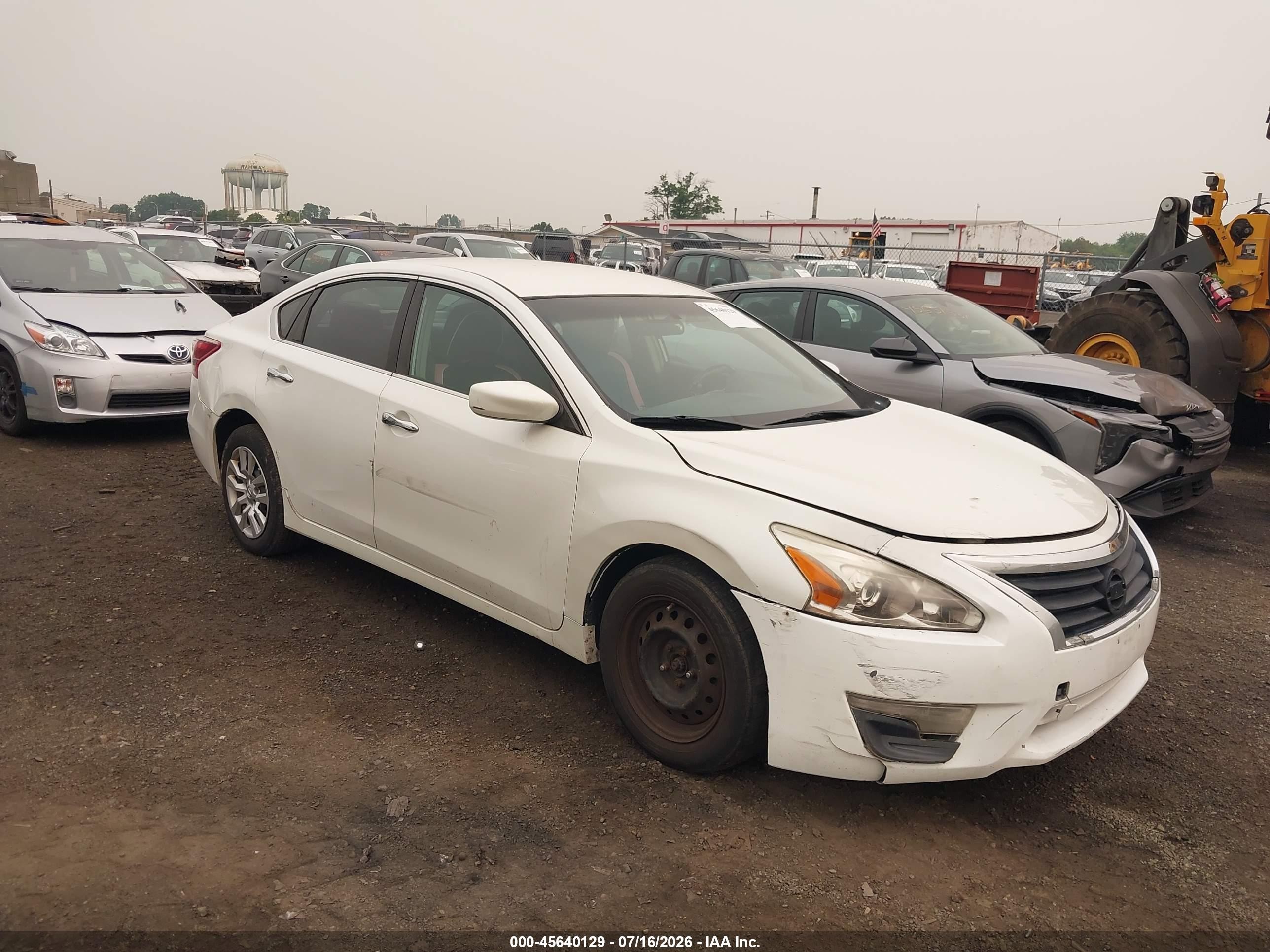 2013 Nissan Altima 2.5 S White vin: 1N4AL3AP5DC108987