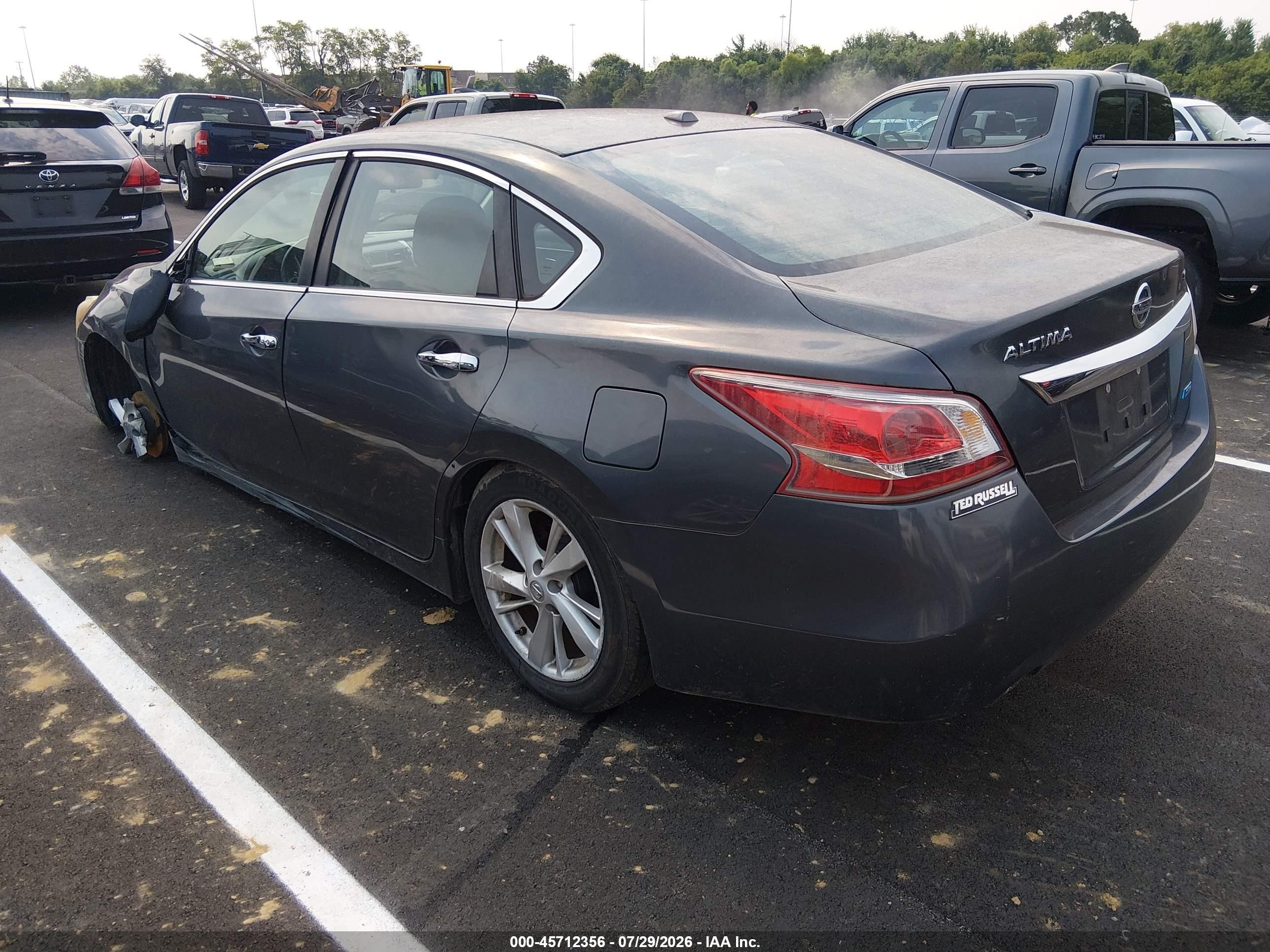 2013 Nissan Altima 2.5 Sv Gray vin: 1N4AL3AP5DC136191