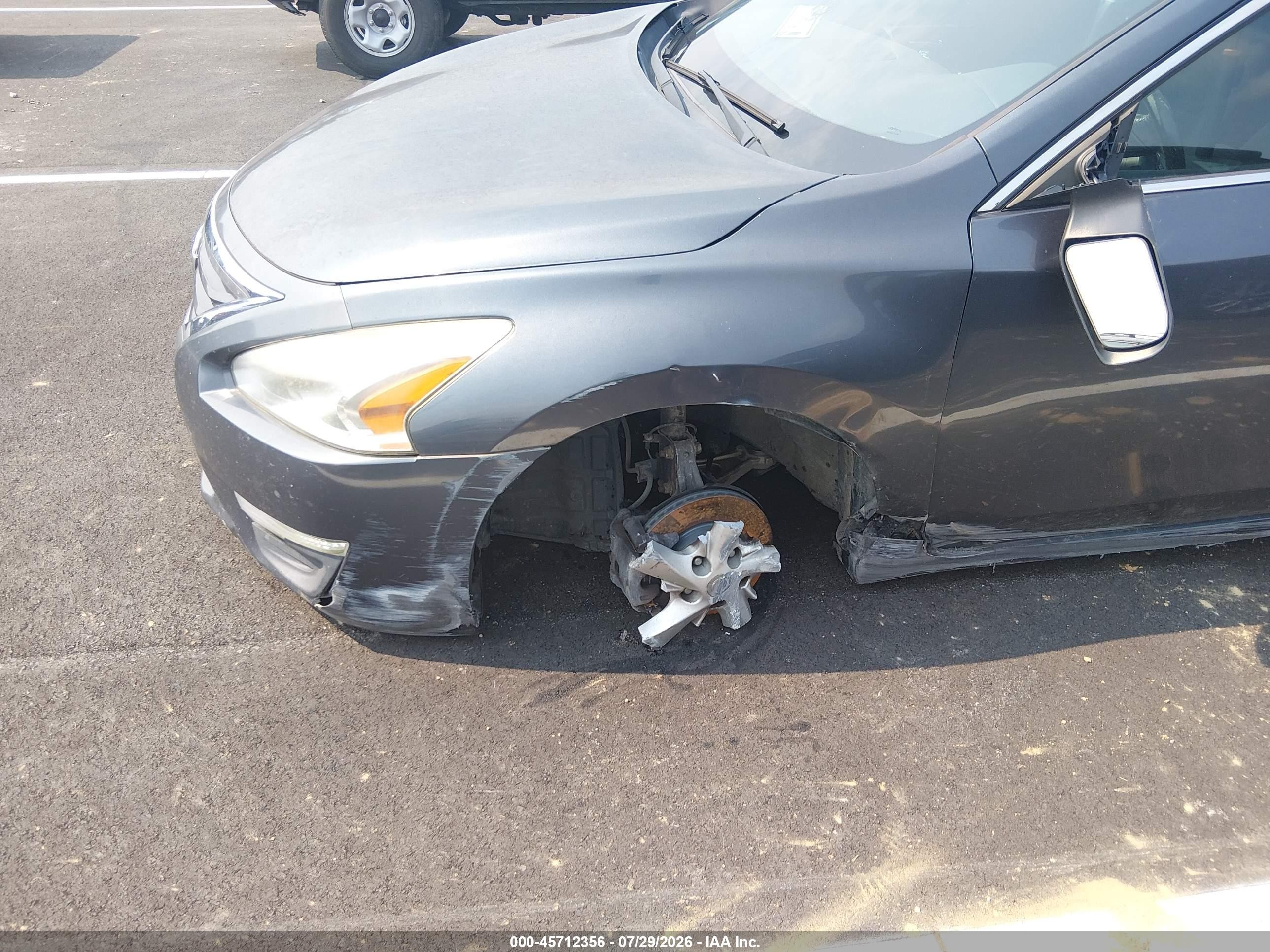 2013 Nissan Altima 2.5 Sv Gray vin: 1N4AL3AP5DC136191