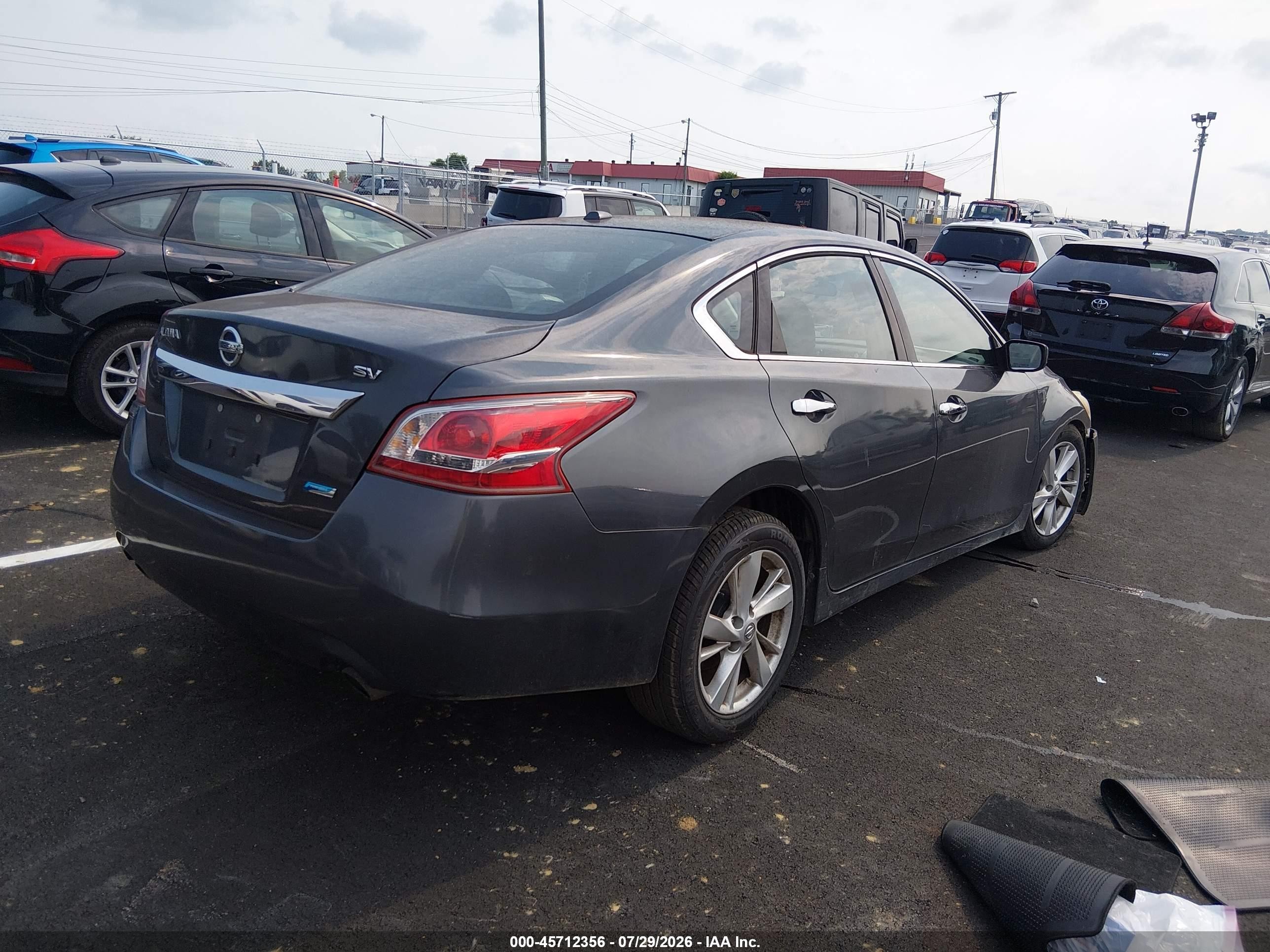 2013 Nissan Altima 2.5 Sv Gray vin: 1N4AL3AP5DC136191