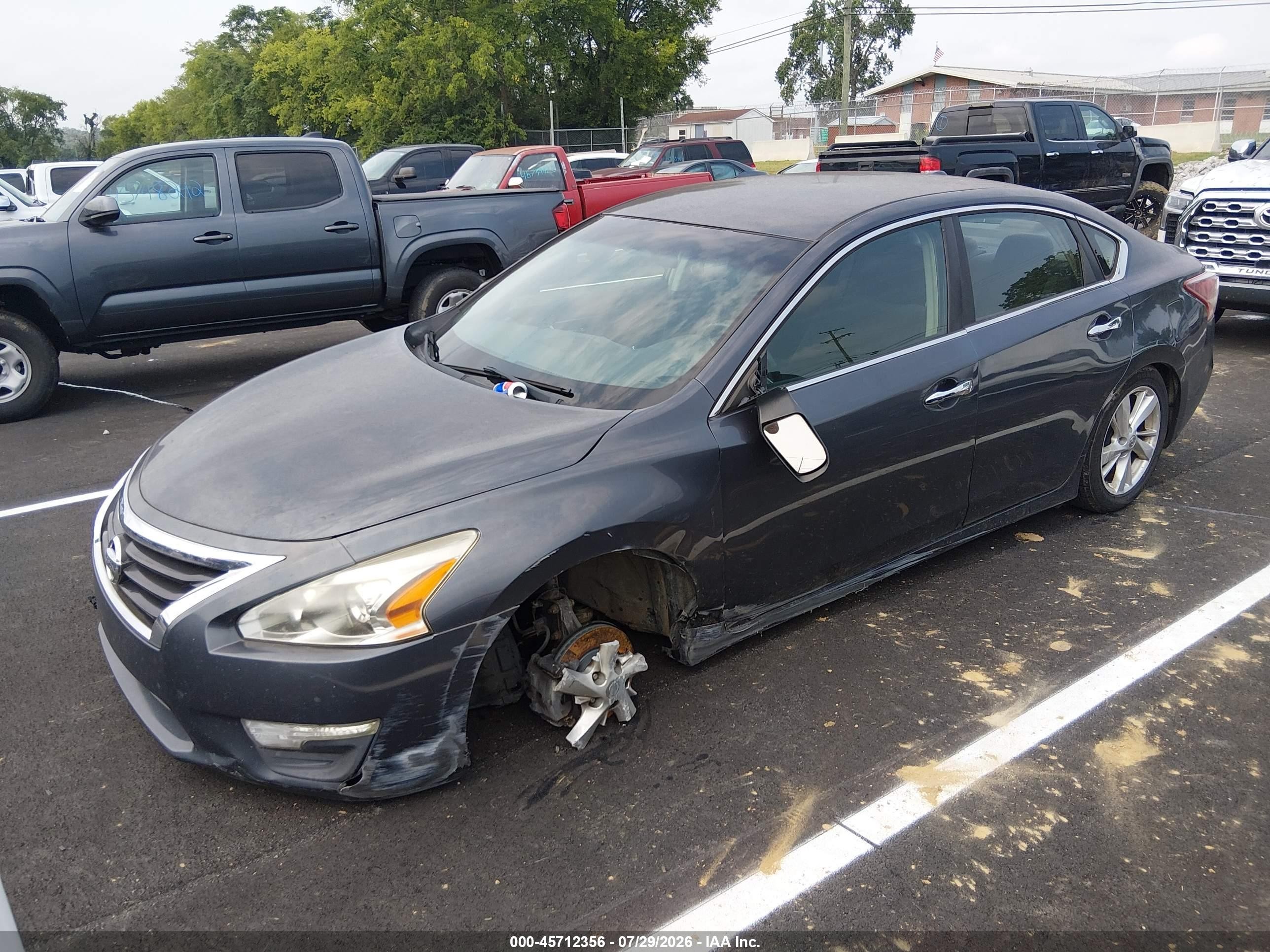 2013 Nissan Altima 2.5 Sv Gray vin: 1N4AL3AP5DC136191