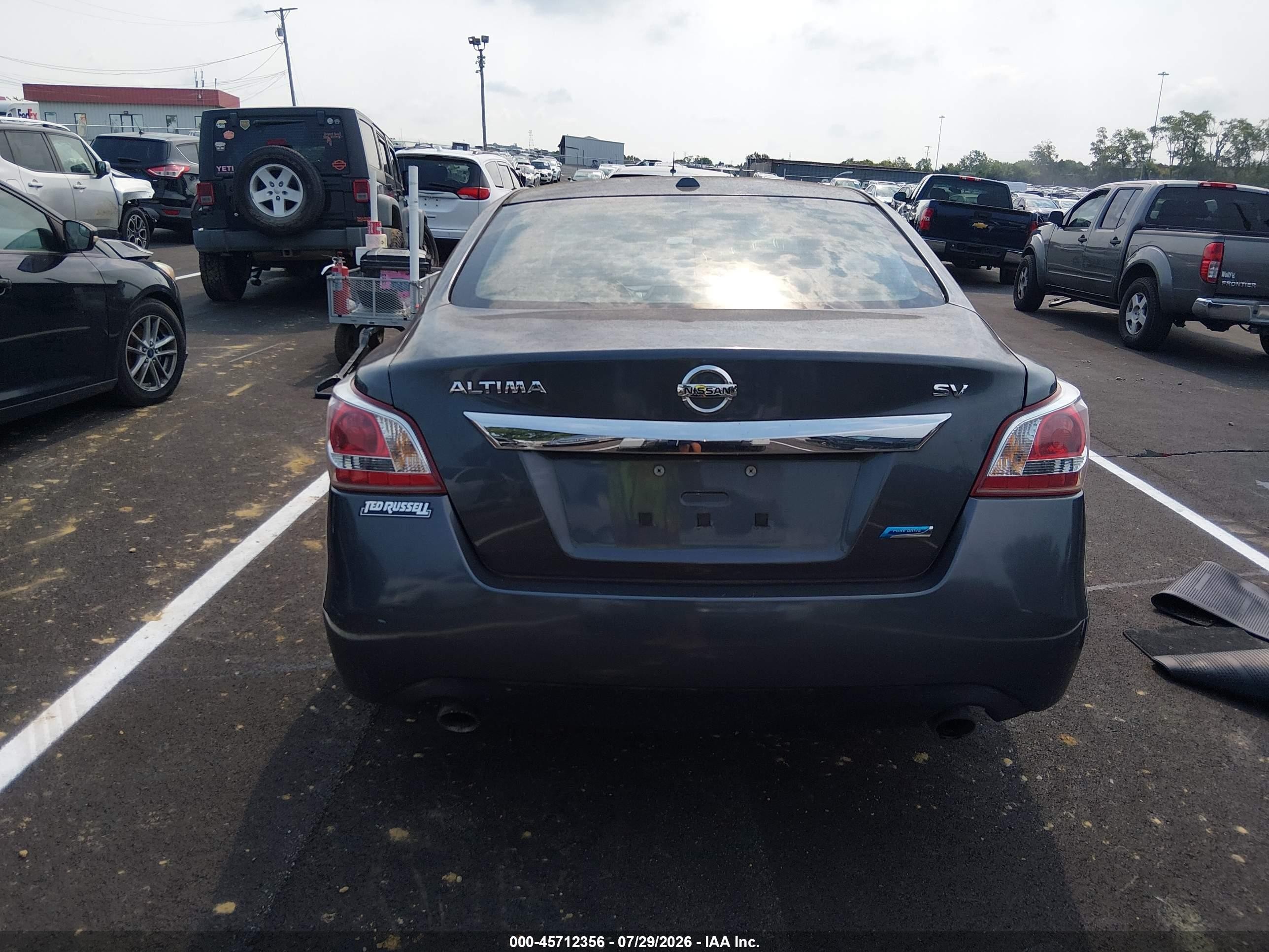 2013 Nissan Altima 2.5 Sv Gray vin: 1N4AL3AP5DC136191