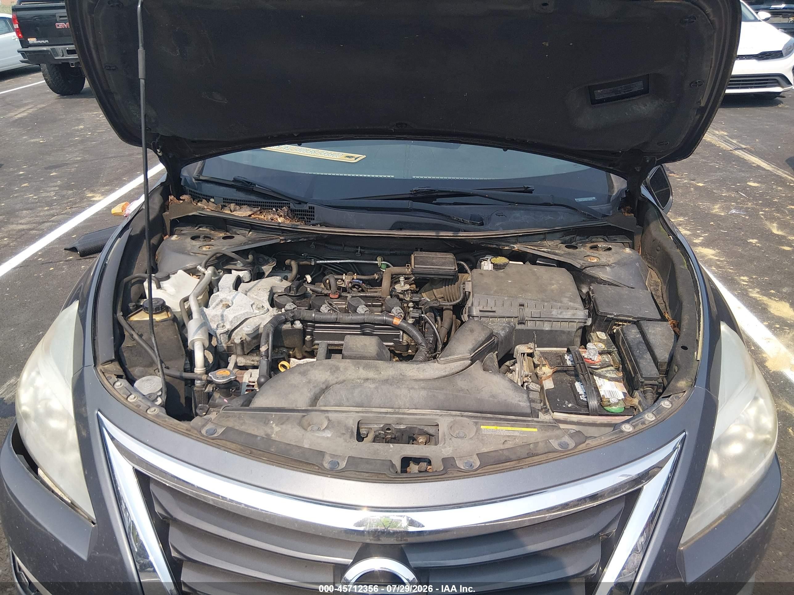 2013 Nissan Altima 2.5 Sv Gray vin: 1N4AL3AP5DC136191