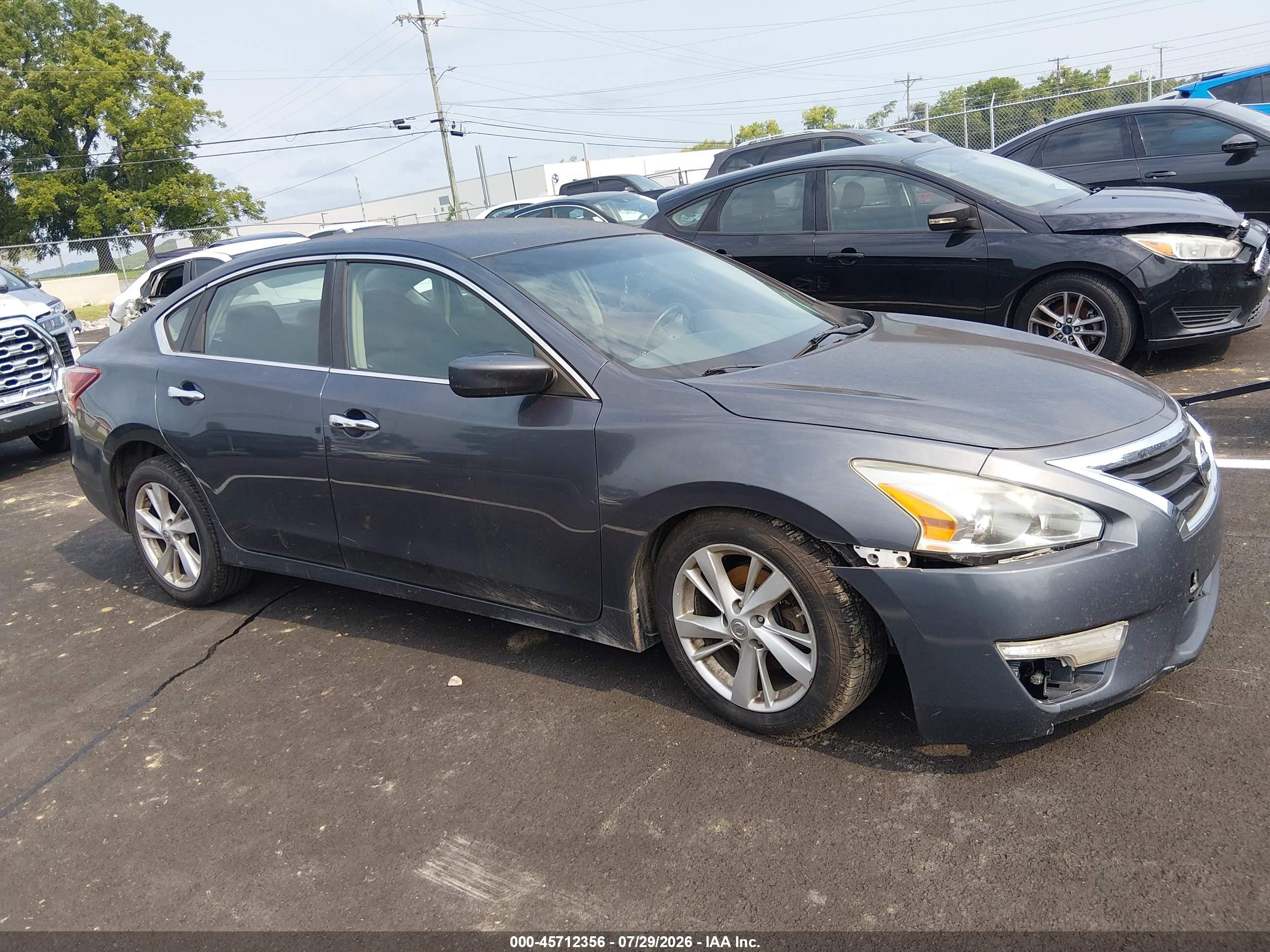 2013 Nissan Altima 2.5 Sv Gray vin: 1N4AL3AP5DC136191